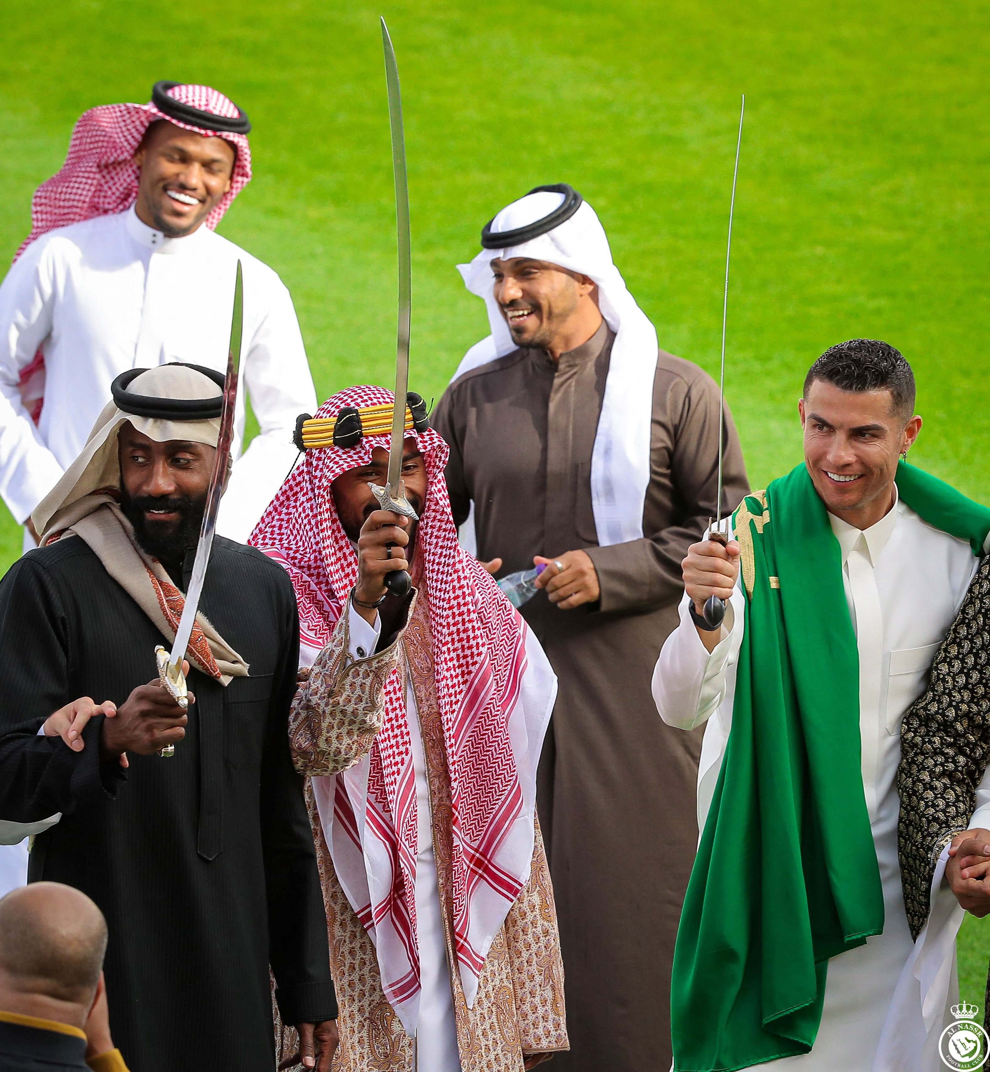 Cristiano Ronaldo pictured in Saudi dress as Al Nassr mark Founding Day -  AS USA