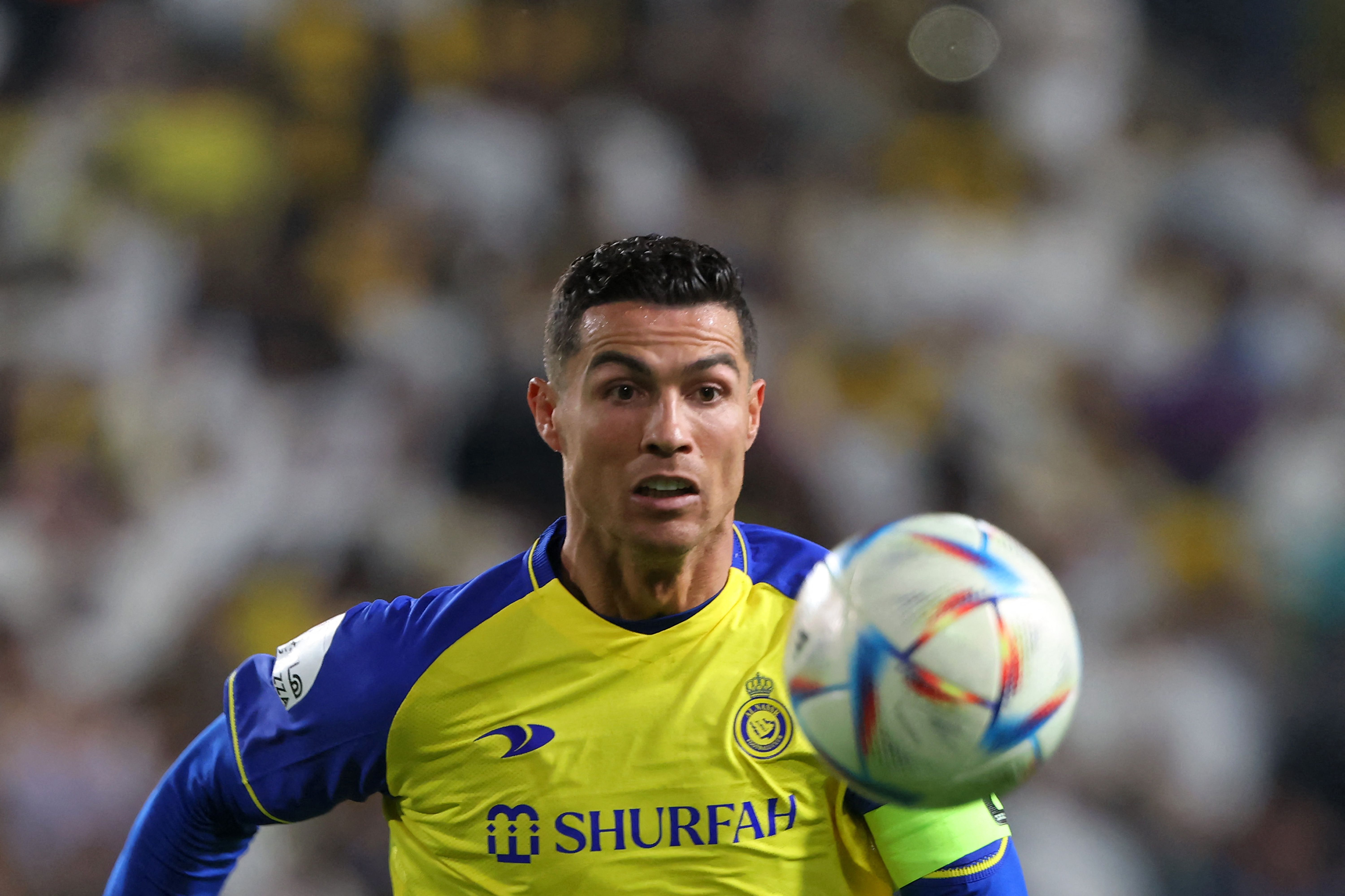 Cristiano Ronaldo brings up the half-century! Al-Nassr forward celebrates  landmark goal in otherwise forgetful display as his side cruise into King  Cup semi-finals: GOAL grades every performance from the Al-Nassr superstar  in