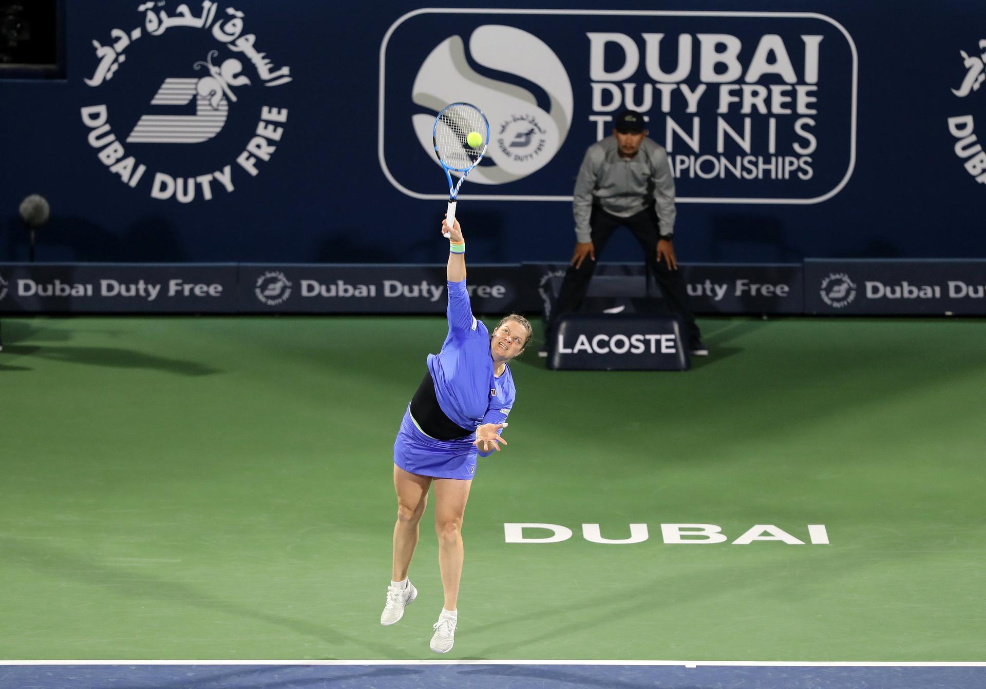 Ons Jabeur Tennis - Dubai Tennis Championships 2020 - Dubai - WTA - Dubai  Duty Free Tennis Stadium - United Arab Emirates - 2020