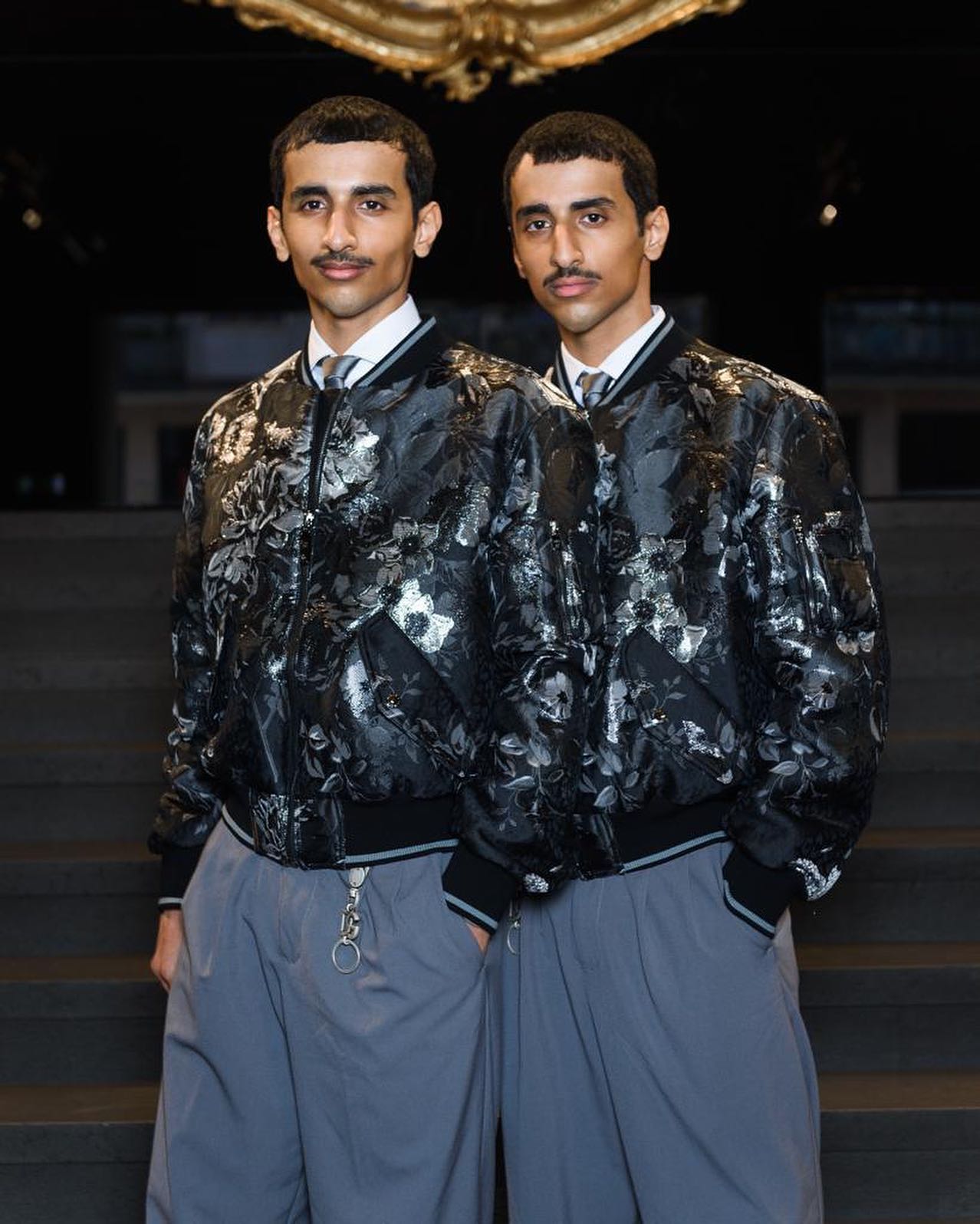 Emirati Hadban twins become regulars at star-studded European fashion week  shows