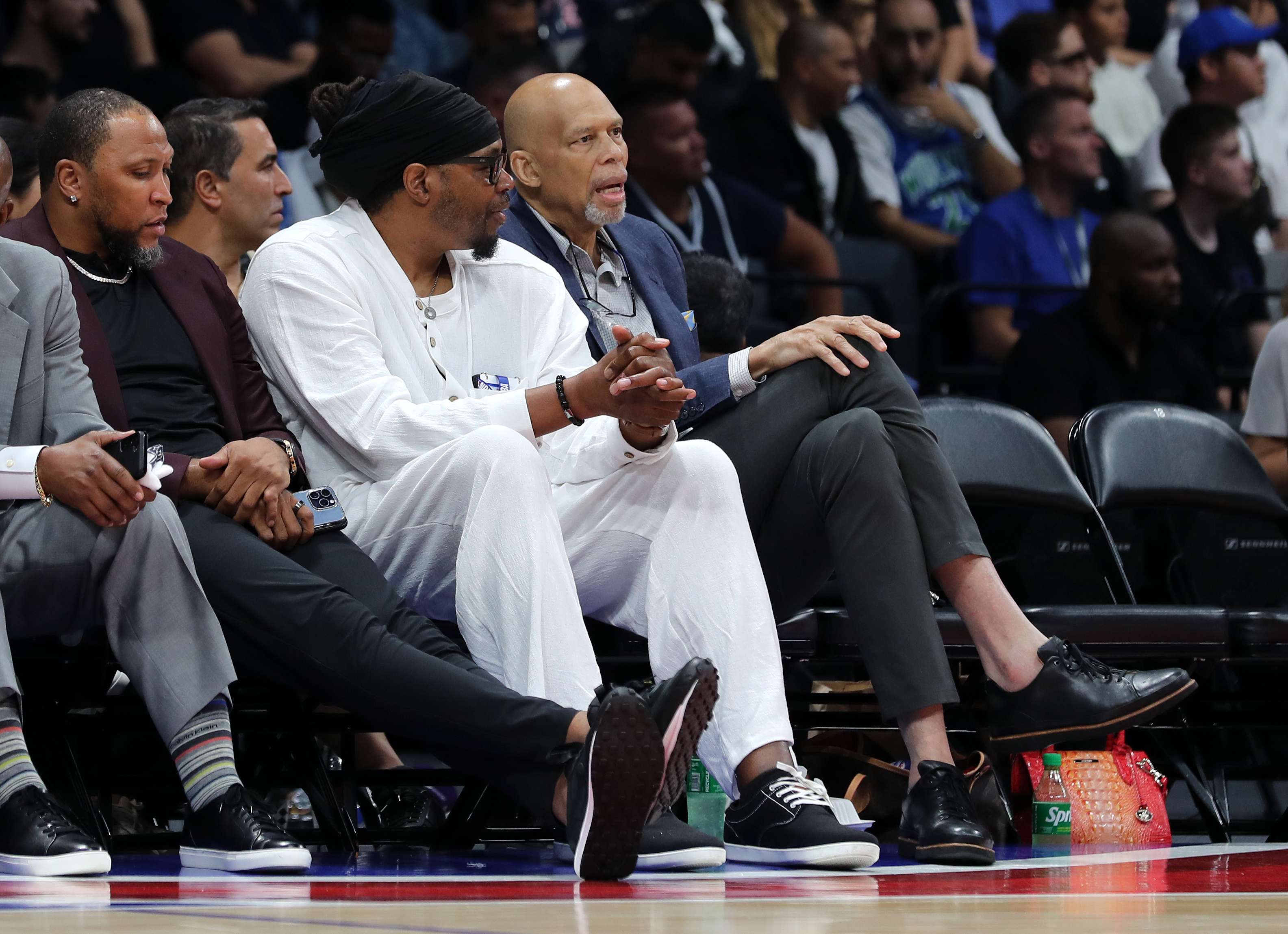 All the celebrities seen courtside during the NBA Abu Dhabi Games