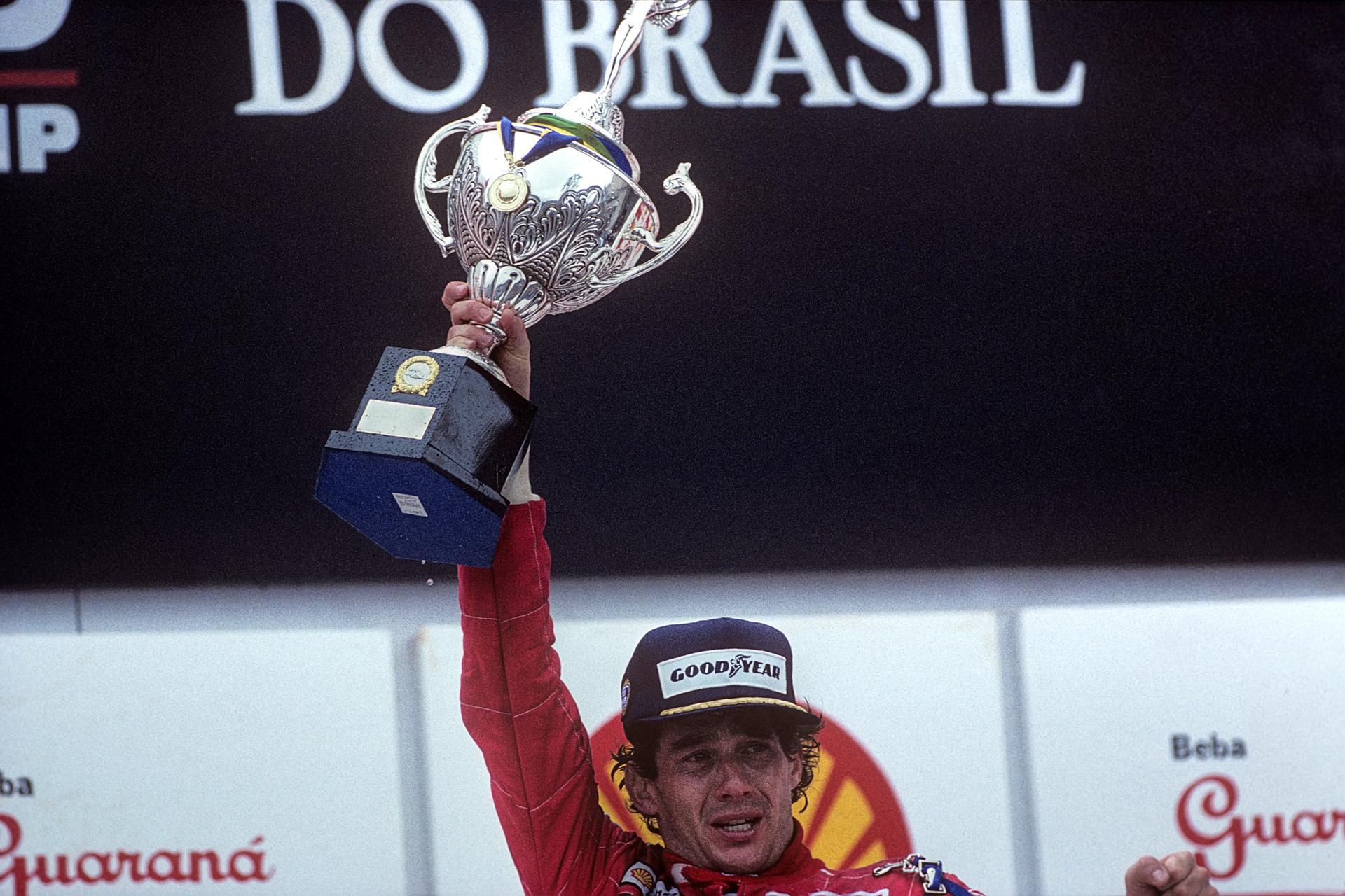 AYRTON SENNA, Brasil 1F1 Formula 1 Brass MEDAL