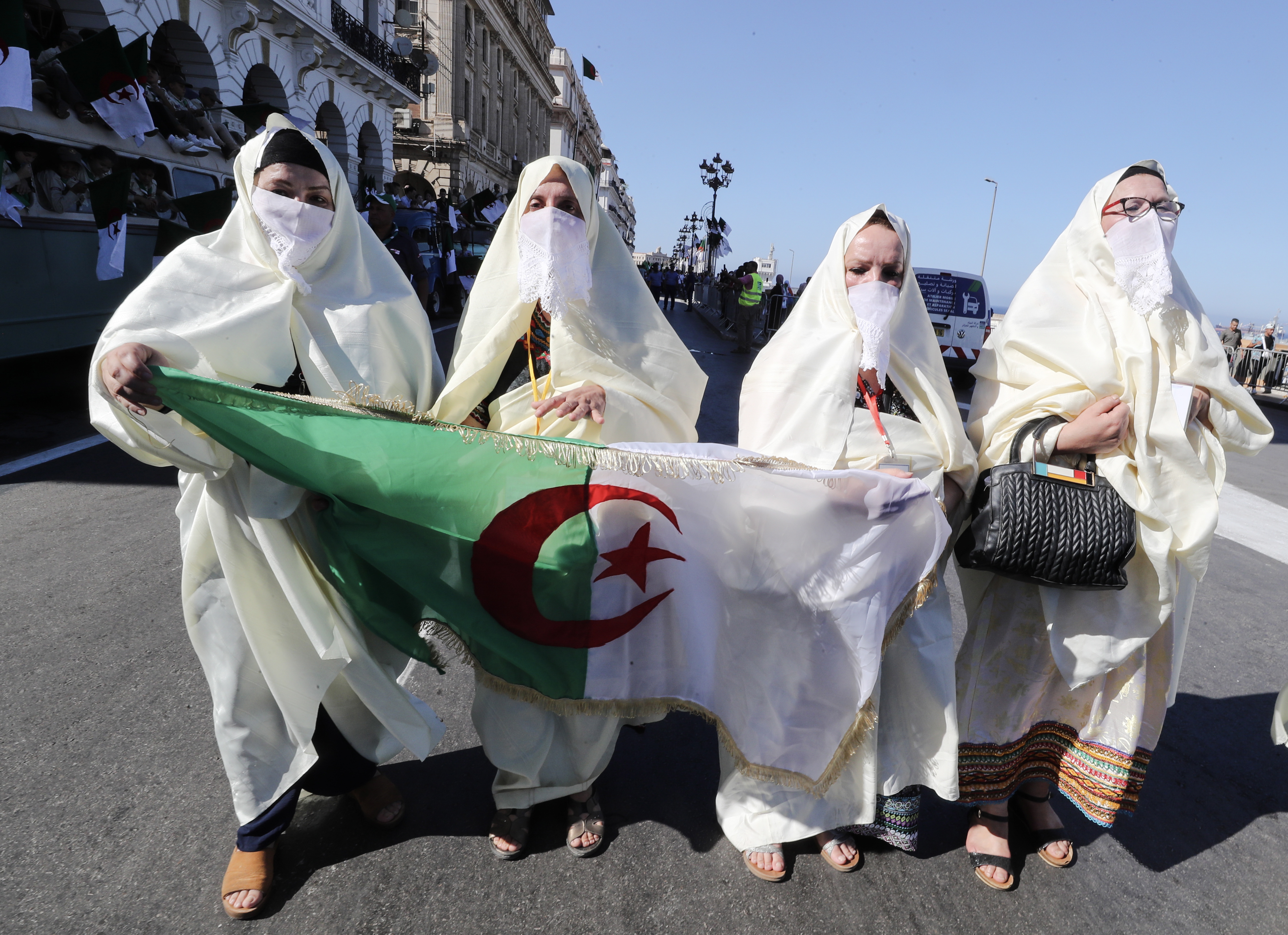 Algerians take to the streets to celebrate Independence Day - in pictures | The National