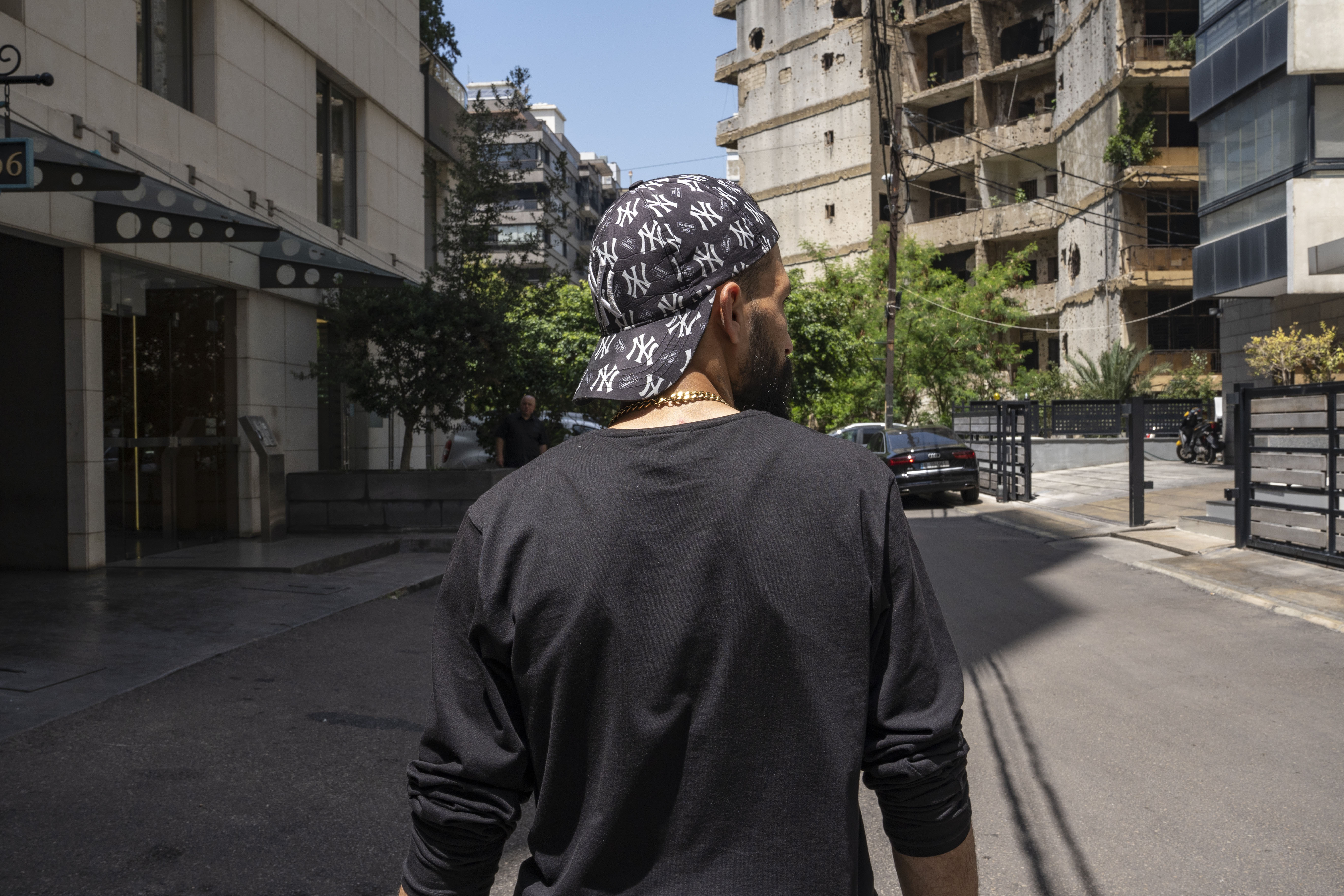 As a black market cash exchanger in Beirut, Ali sells Lebanese lira, usually in exchange for US dollars. Matt Kynaston for The National.