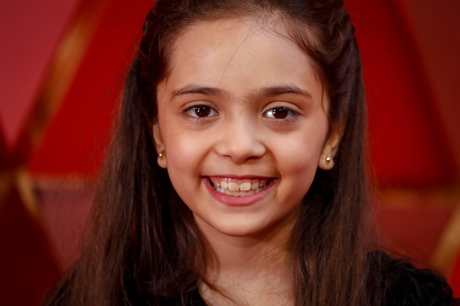 8-year-old Syrian Bana Al Abed makes appearance at the Oscars