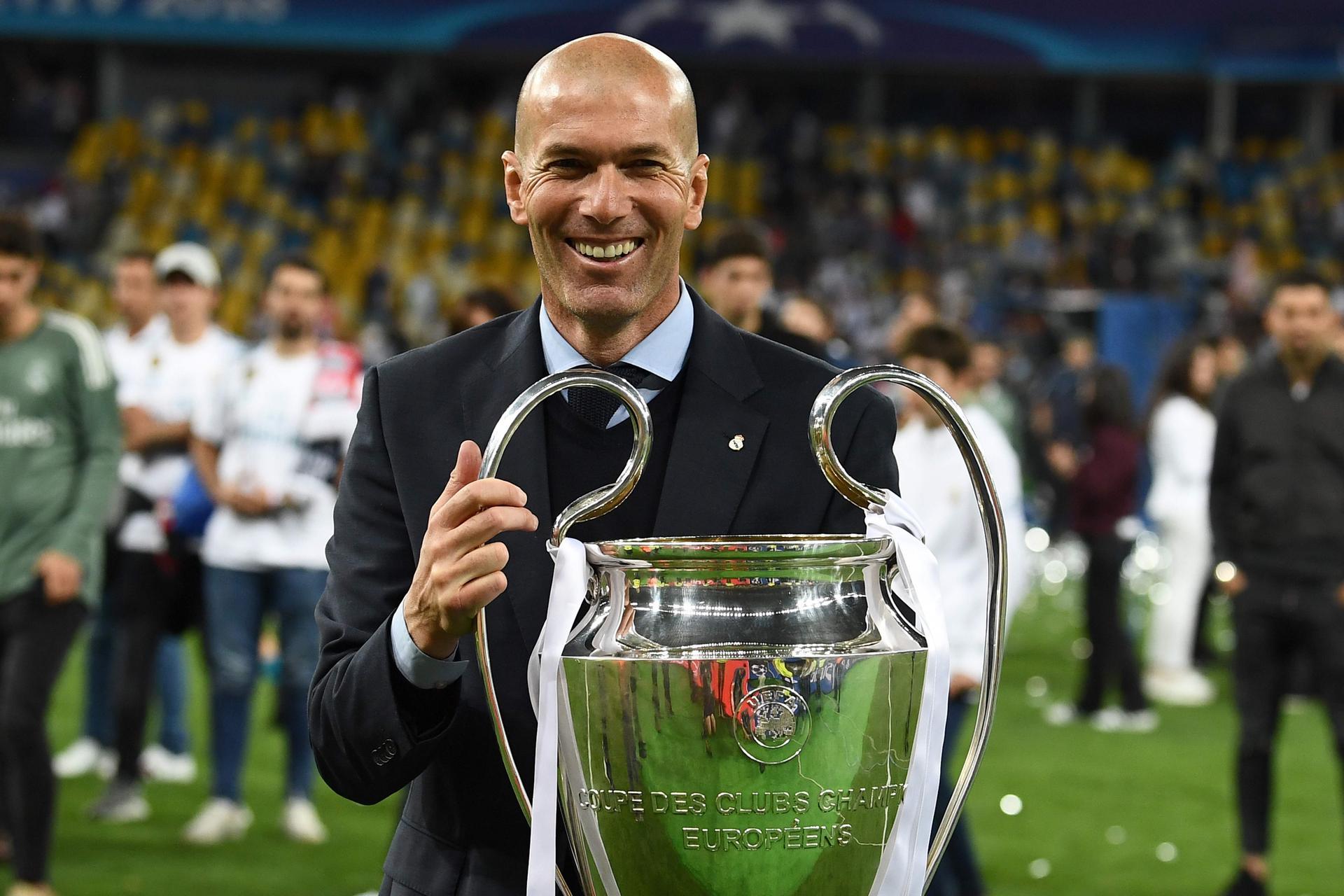 Hat-trick of Uefa Champions League titles underlines Zinedine Zidane's  credentials as a managerial great