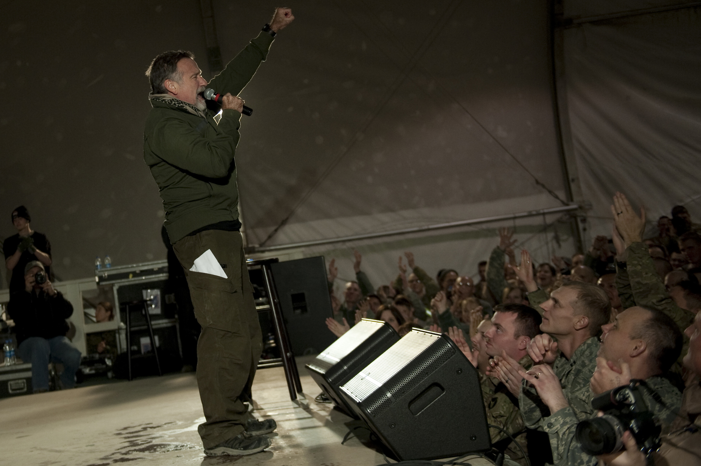 USO Tour with Actor Bradley Cooper in Afghanistan