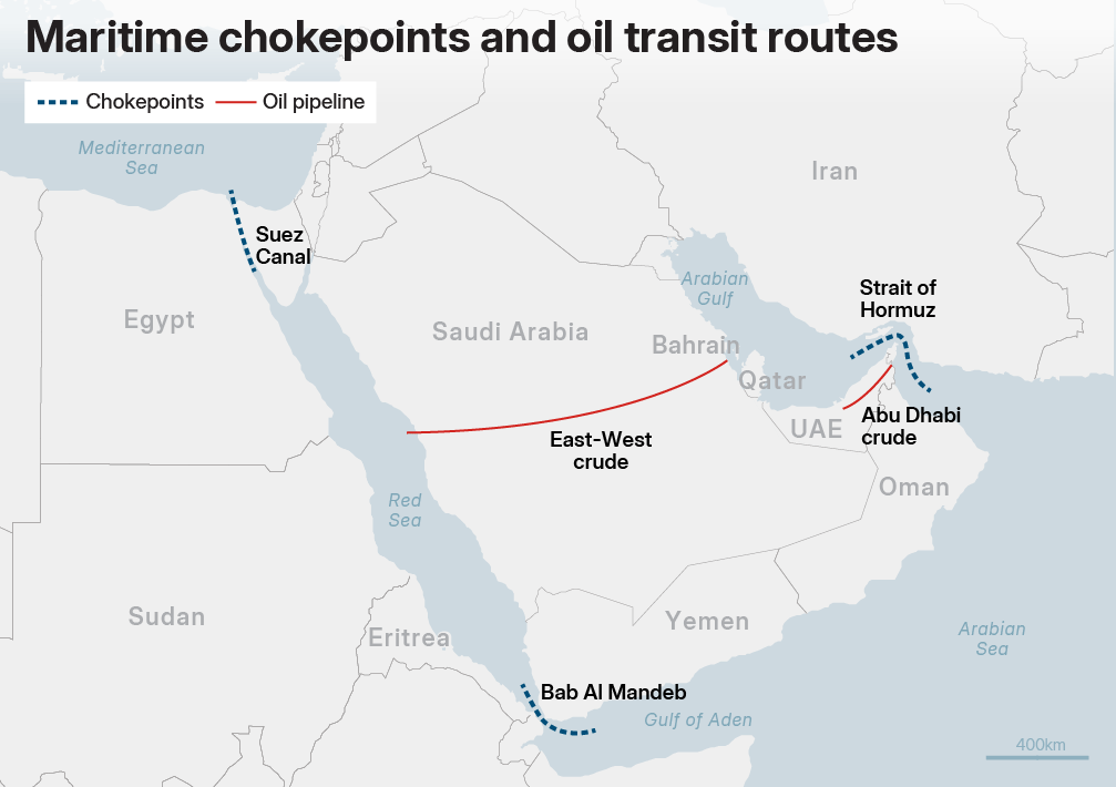 Hormuz unrest exposes limits of Gulf oil export alternatives | The National
