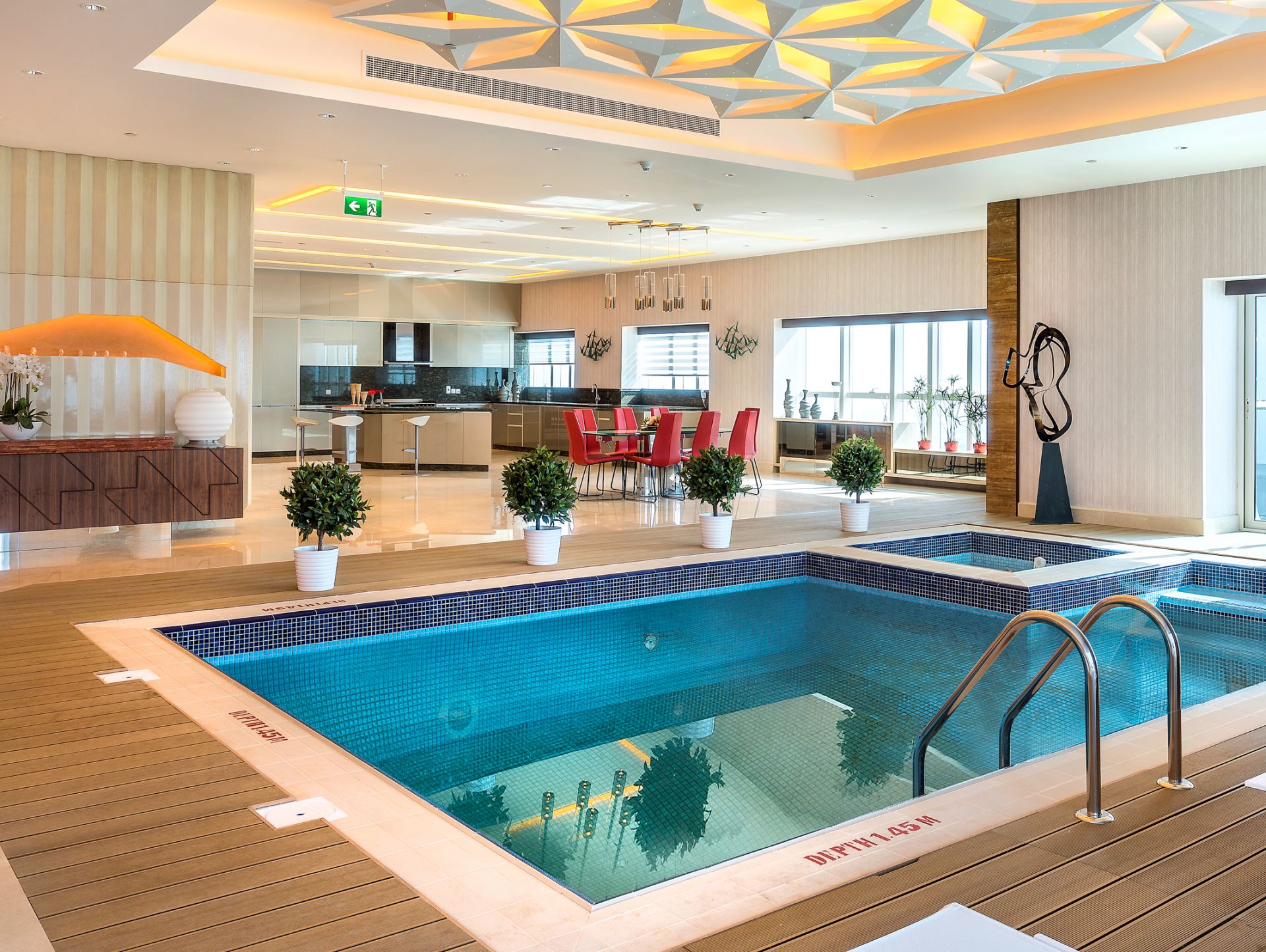 dubai hotel room with private pool