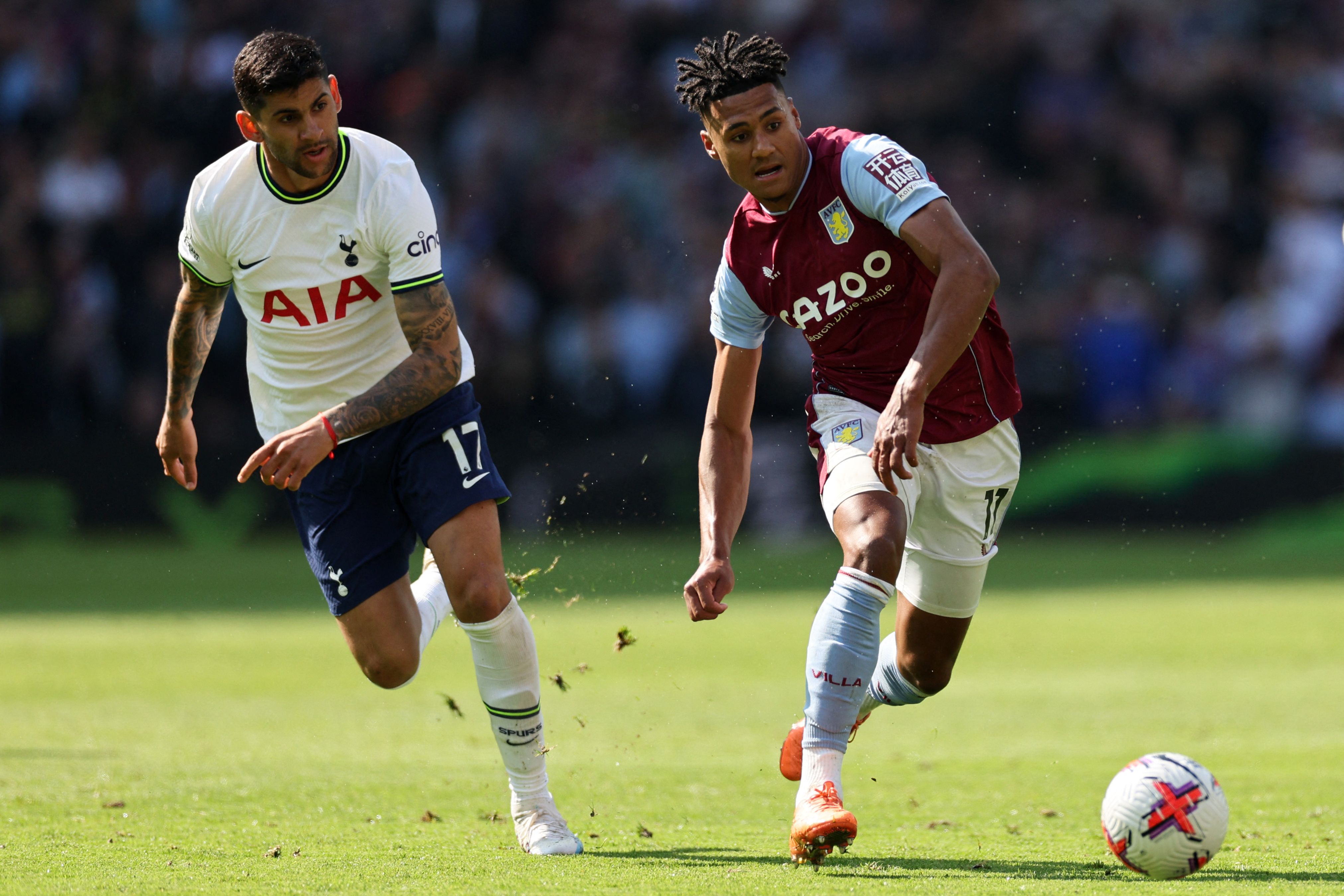 Aston Villa 2-1 Tottenham LIVE commentary: Ramsey and Luiz goals pile more  misery on Spurs as European hopefuls clash