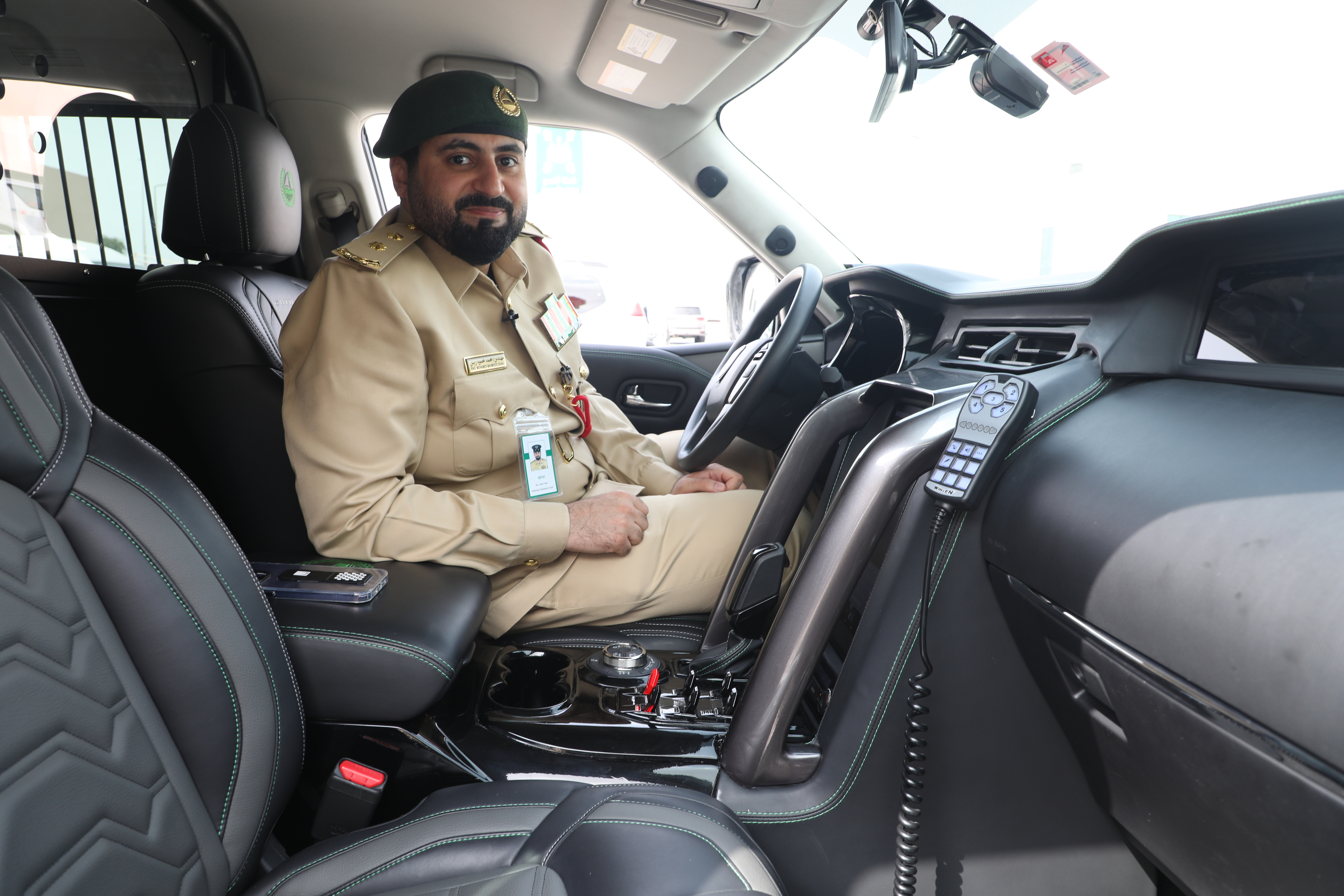 On the road with Dubai Police in UAE-built Ghiath patrol car