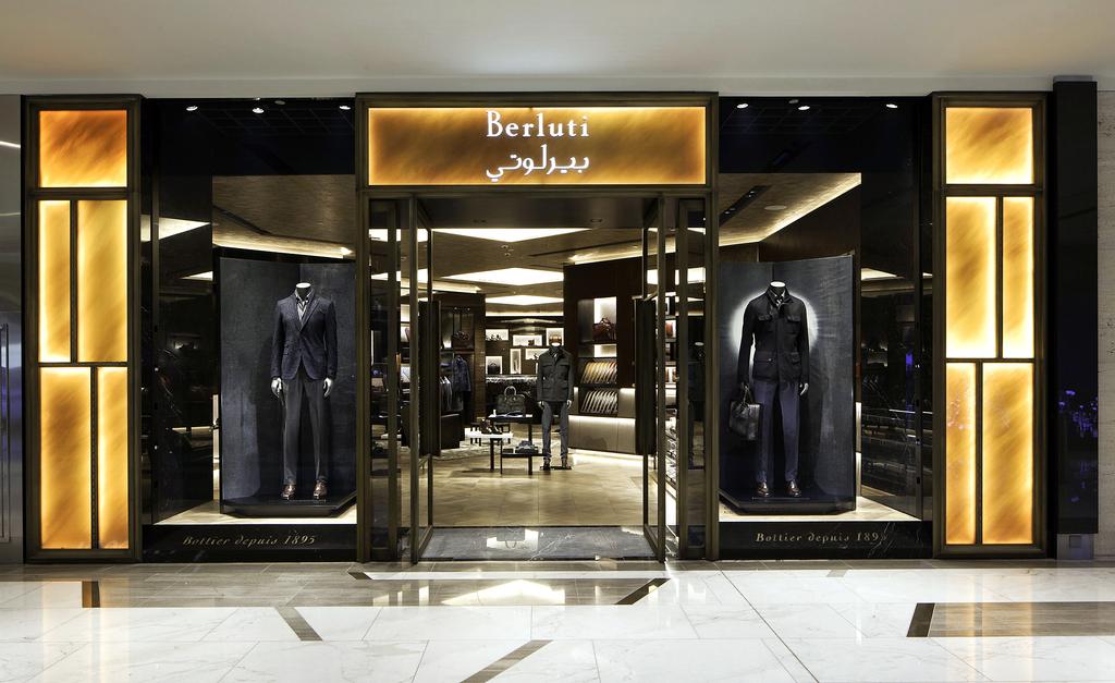 Louis Vuitton, Berluti and Fendi showcase design - LVMH