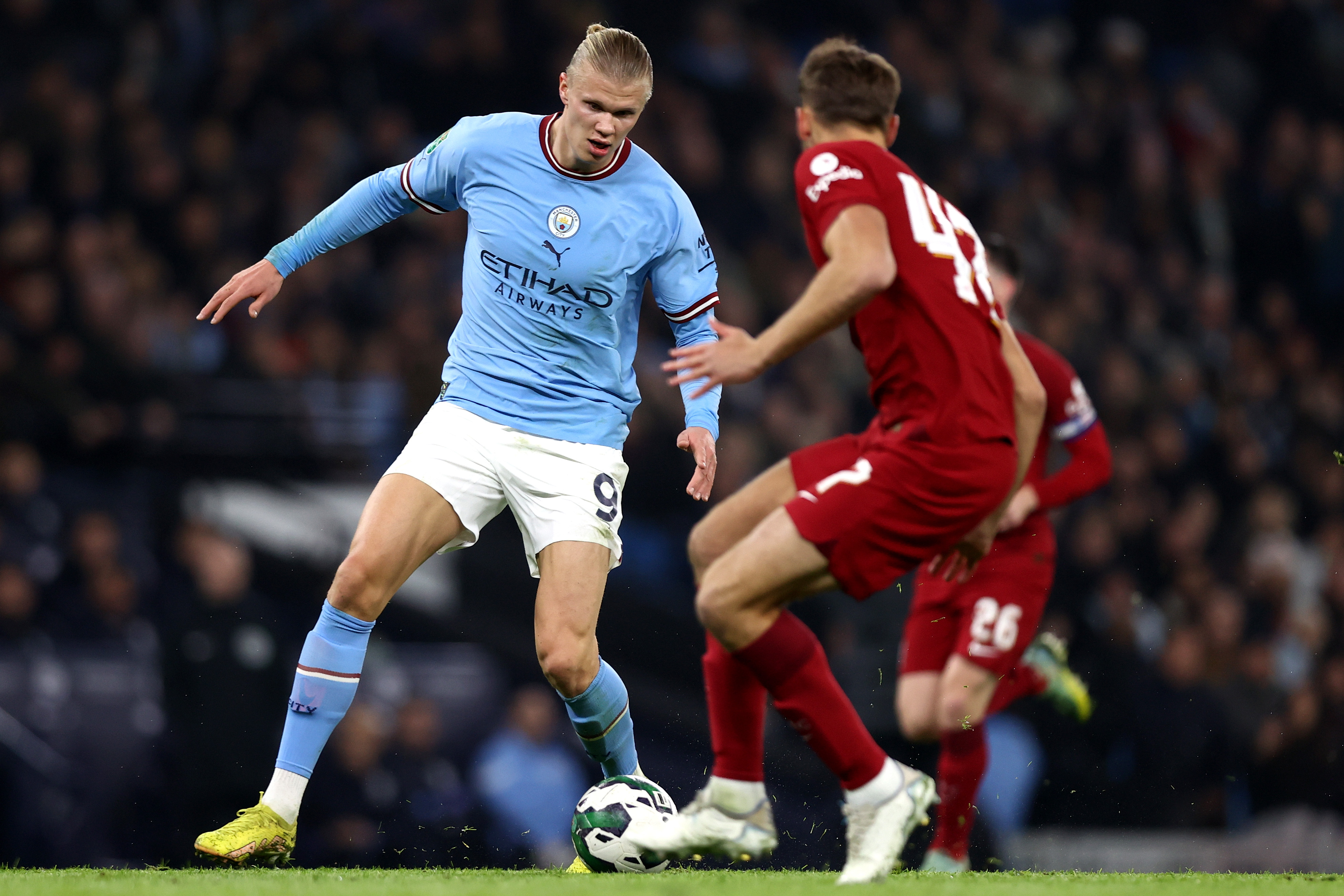 Premierleague] Kevin de Bruyne: Erling Haaland is so obsessed with goals.  He already has about 200 goals, so he can probably go to 600, 700 or 800 if  he stays fit &