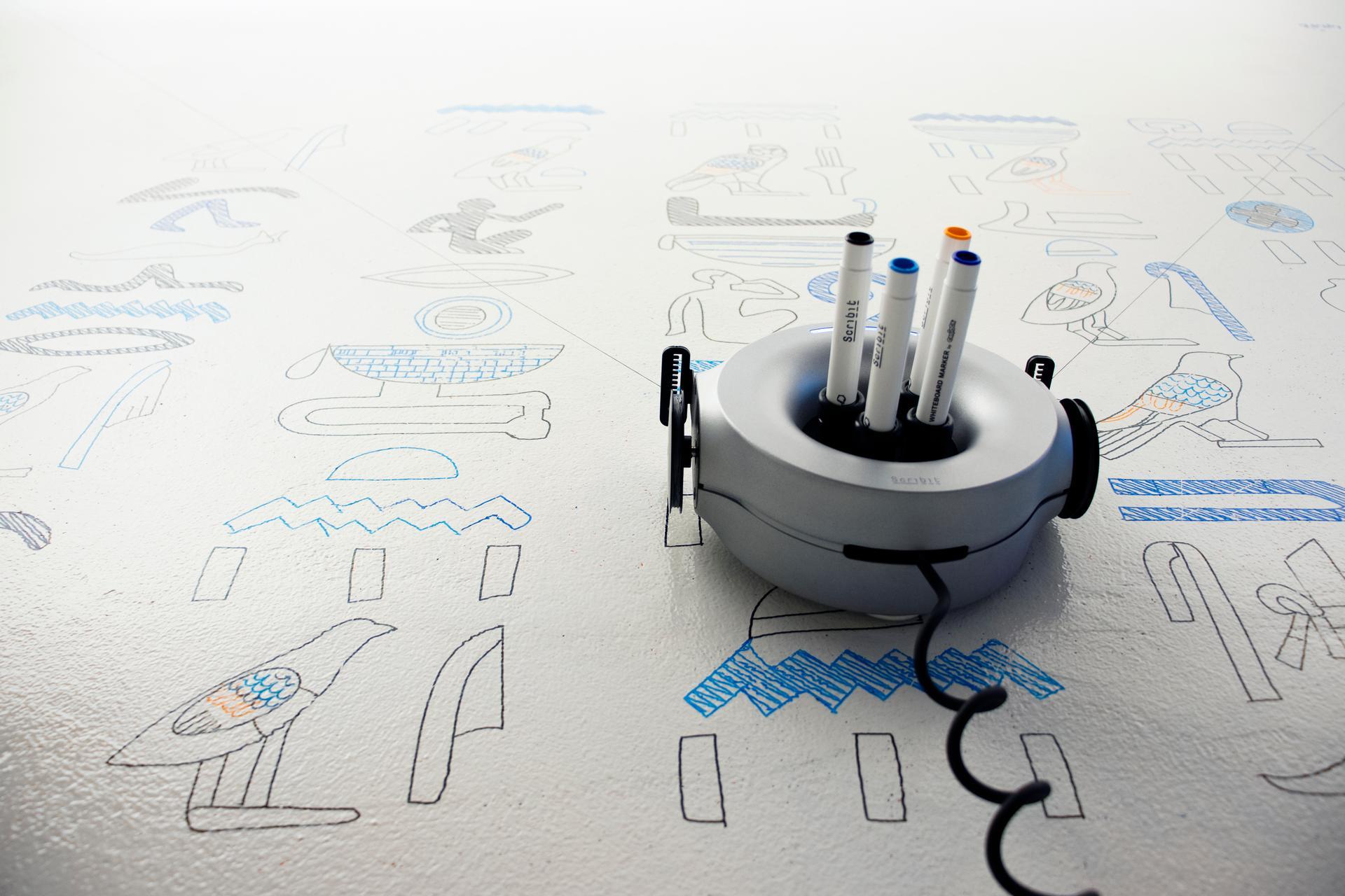 Scribit: The drawing robot that can recreate an Ancient Egyptian artwork on  your wall