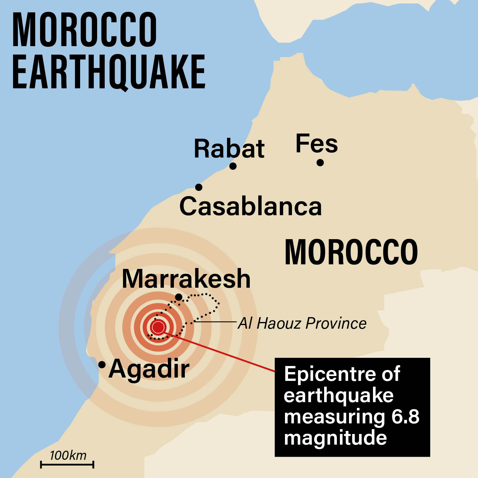 Rescuers race against time as Morocco earthquake death toll crosses 2,000