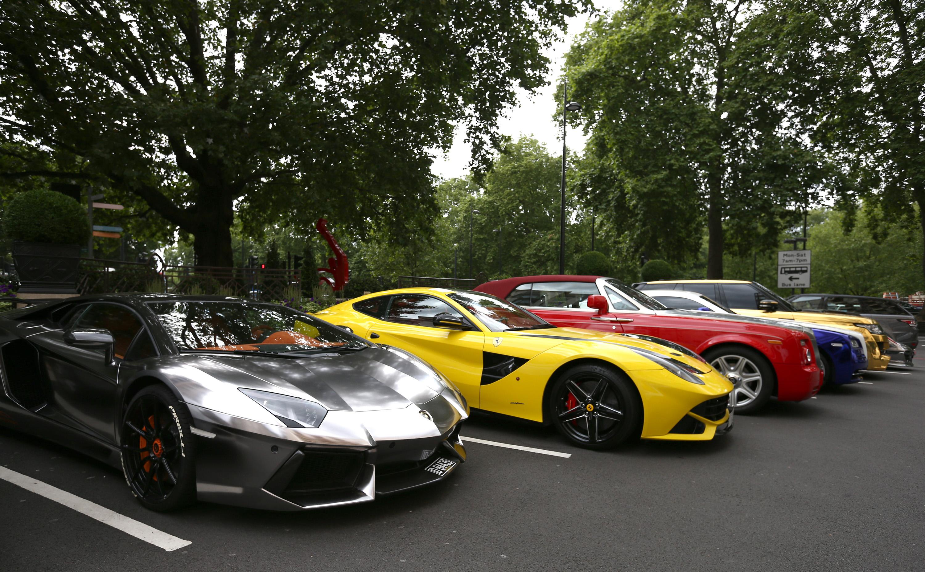 Supercars In London - Sloane Street in the Summer!! 