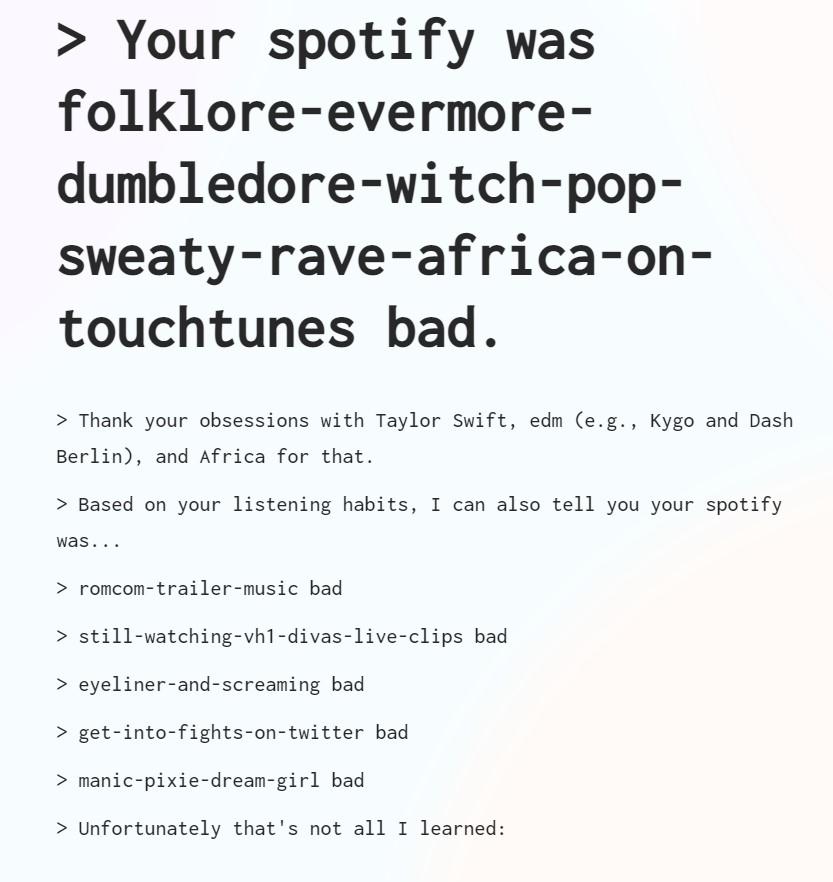 How Bad is Your Spotify: This bot will roast you for your music taste