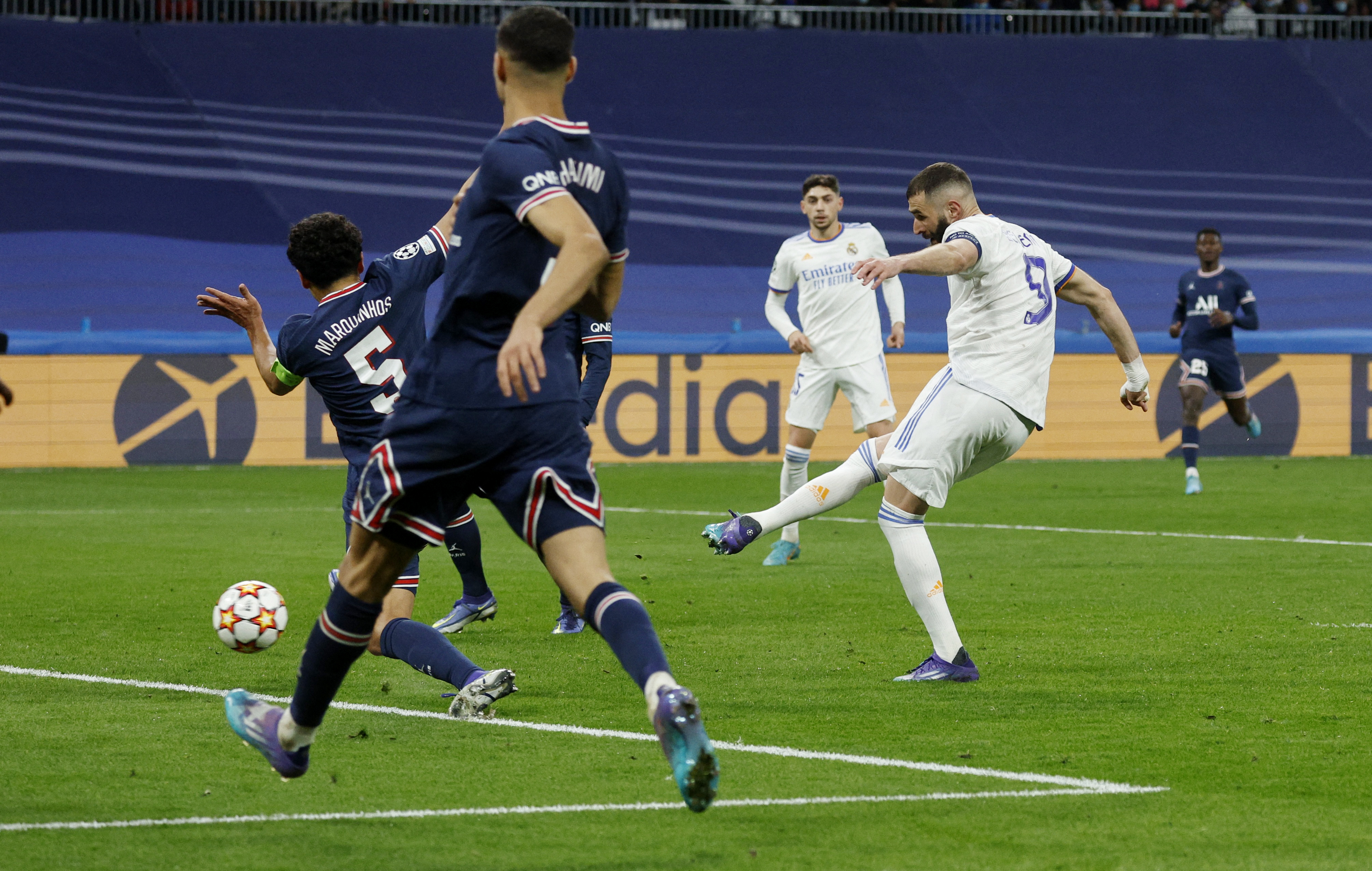 Benzema does the trick as Real Madrid dispatch hapless PSG from Champions  League