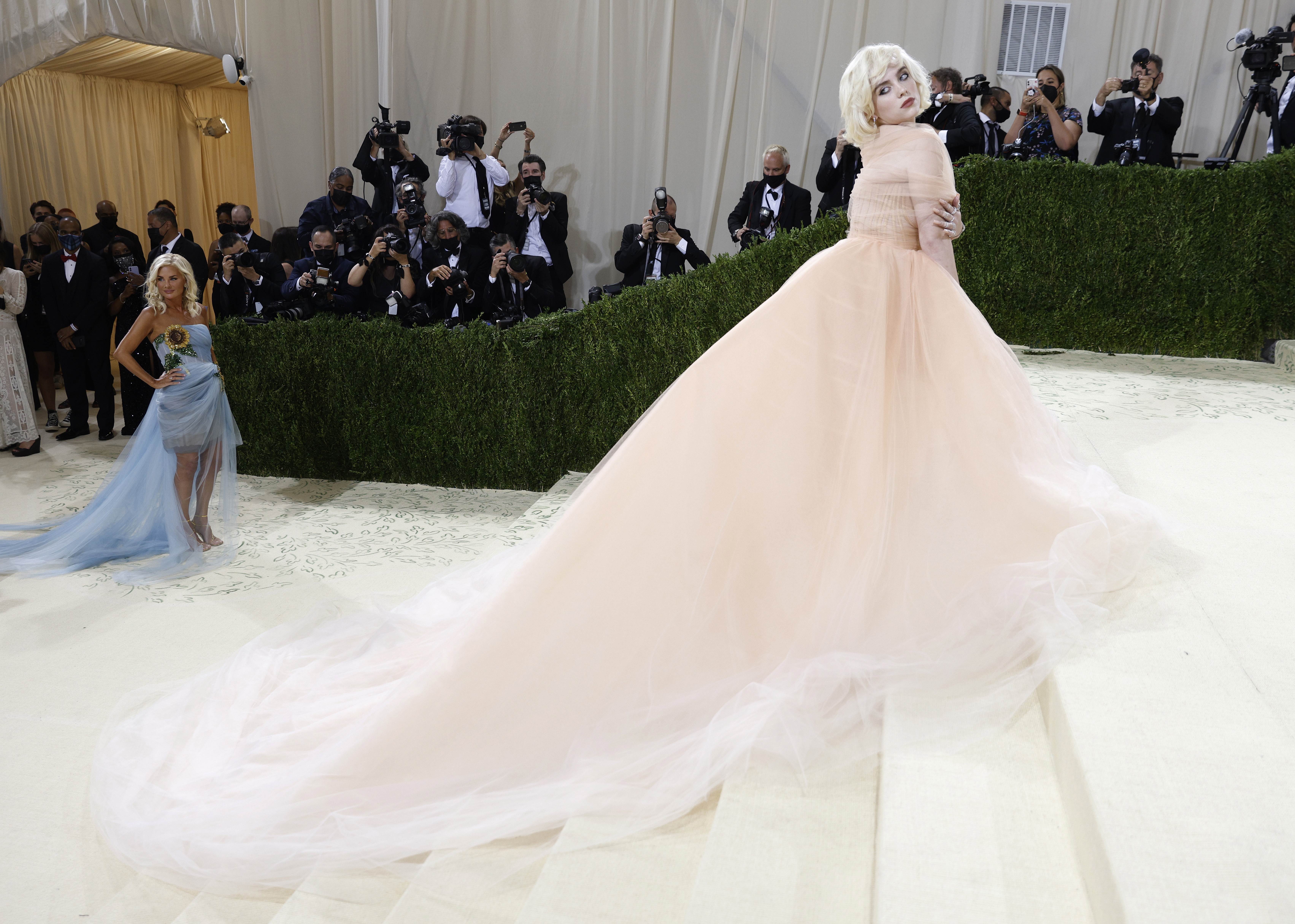 Billie Eilish Explores Layers and Textures at Met Gala