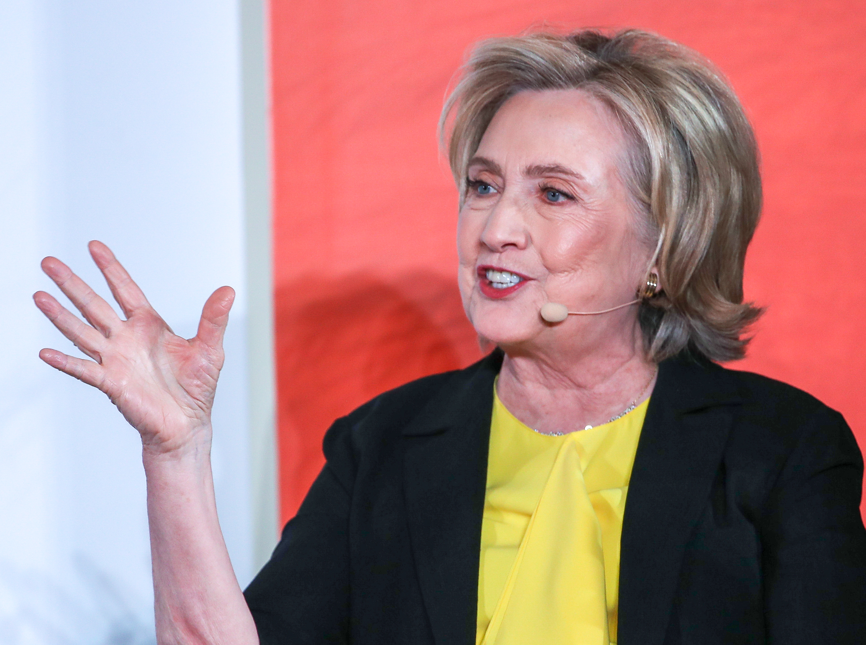 Former US Secretary of State Hillary Clinton Visits NYU Abu Dhabi
