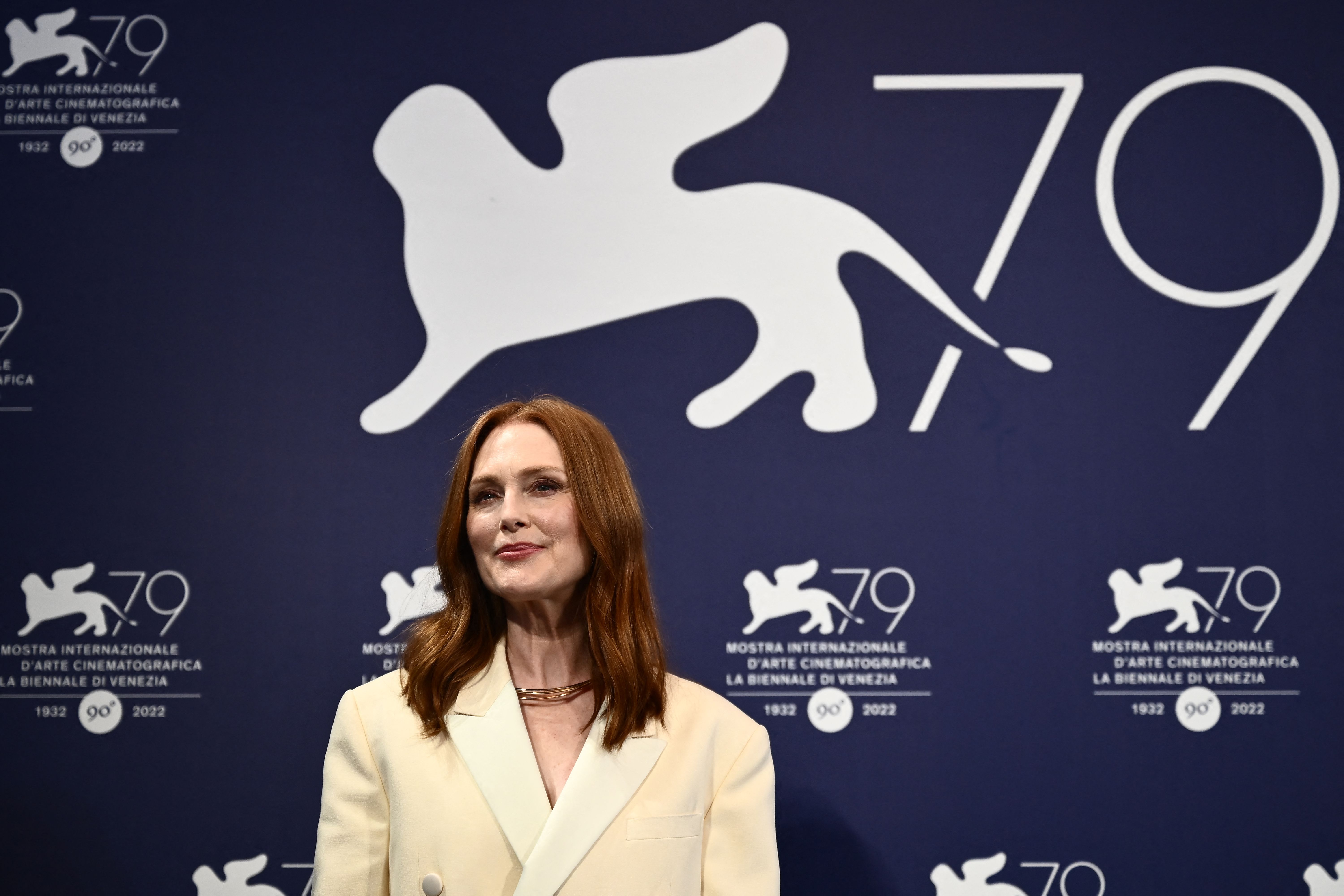 American actress Julianne Moore, who is president of the Venice Film Festival jury. AFP