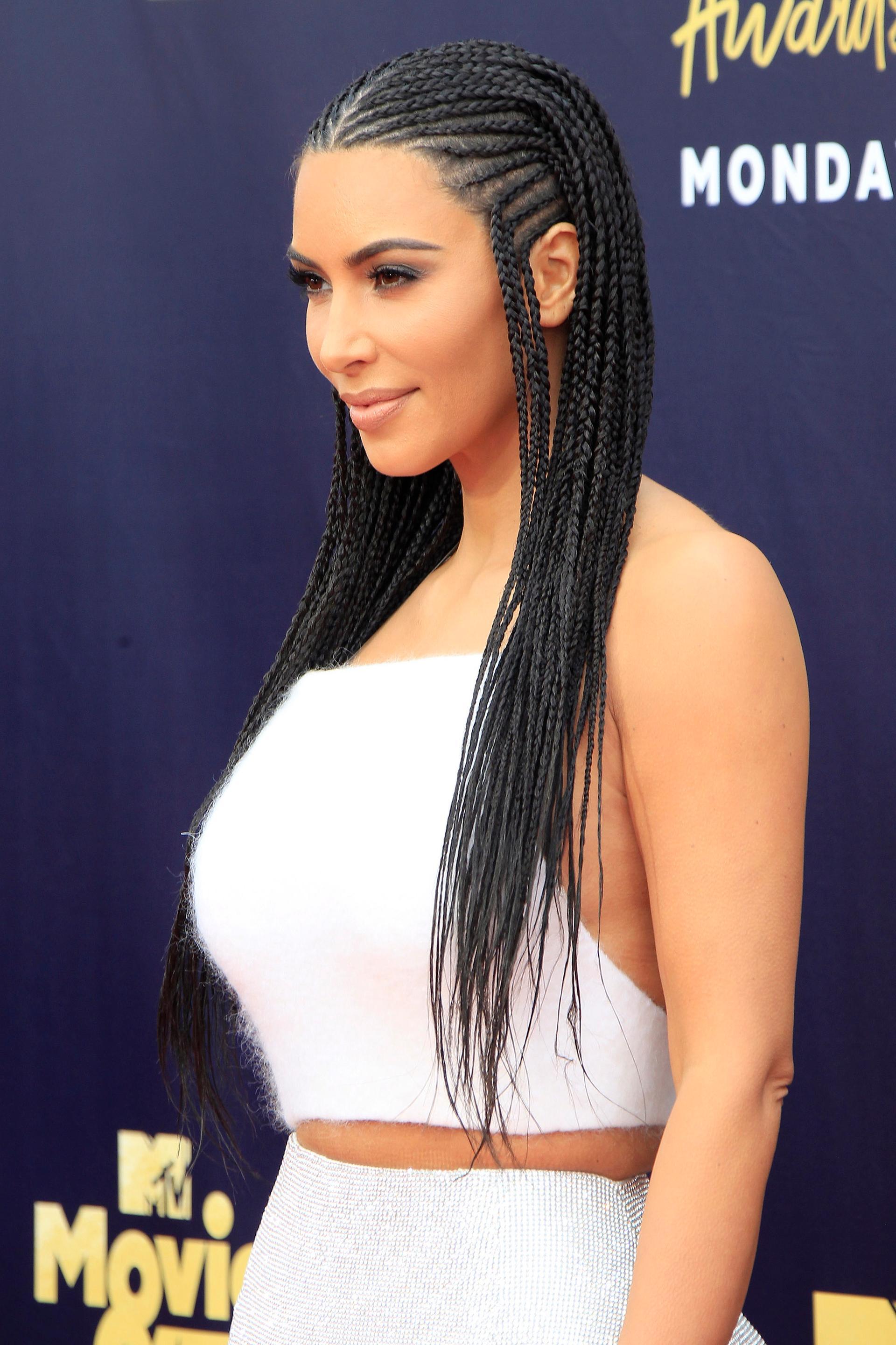 NORTH WEST IS THE REASON FOR KIM KARDASHIAN'S FULANI BRAIDS AT THE 2018 MTV  AWARDS