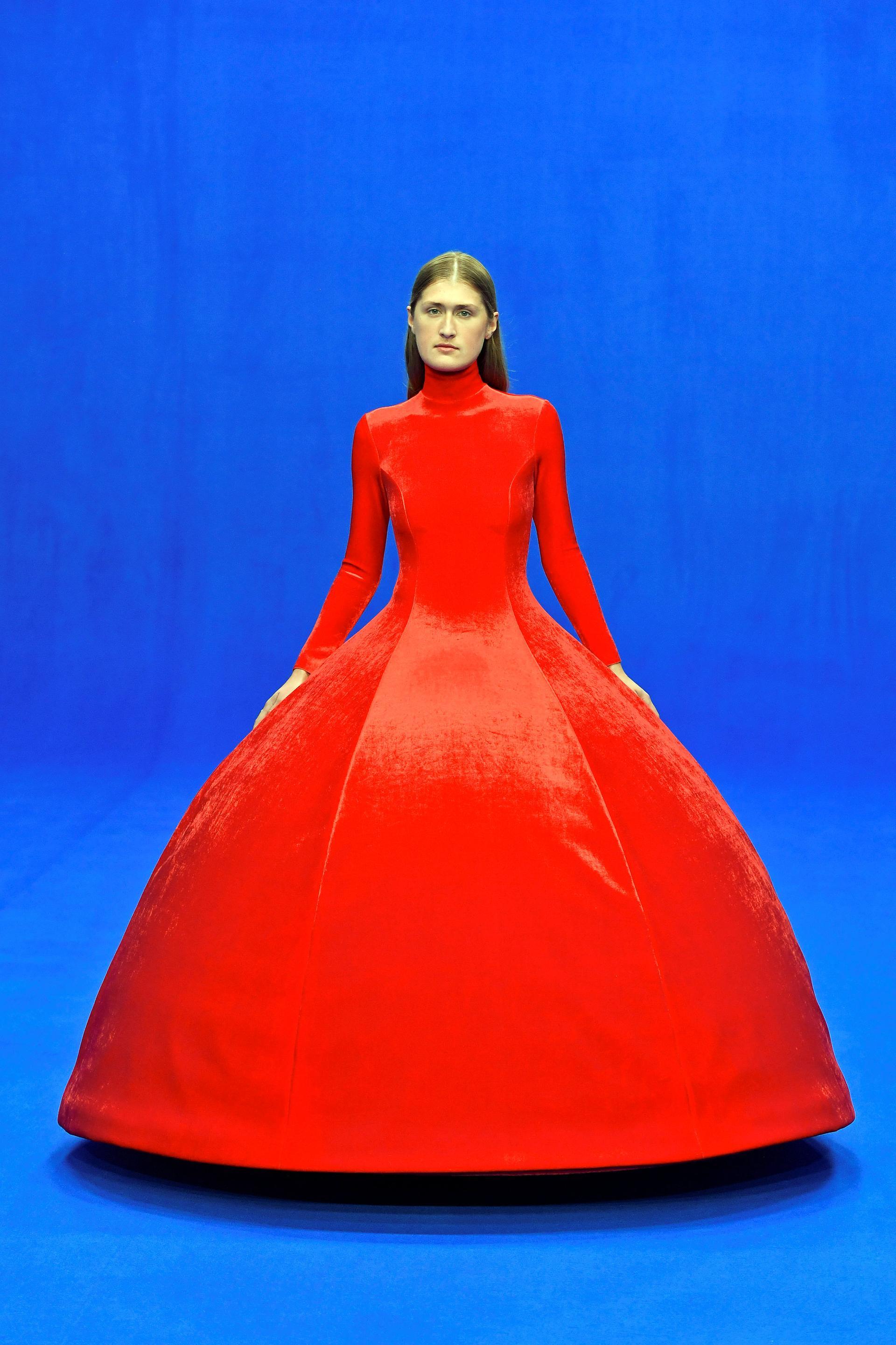For its haute couture comeback, Balenciaga shook things up with