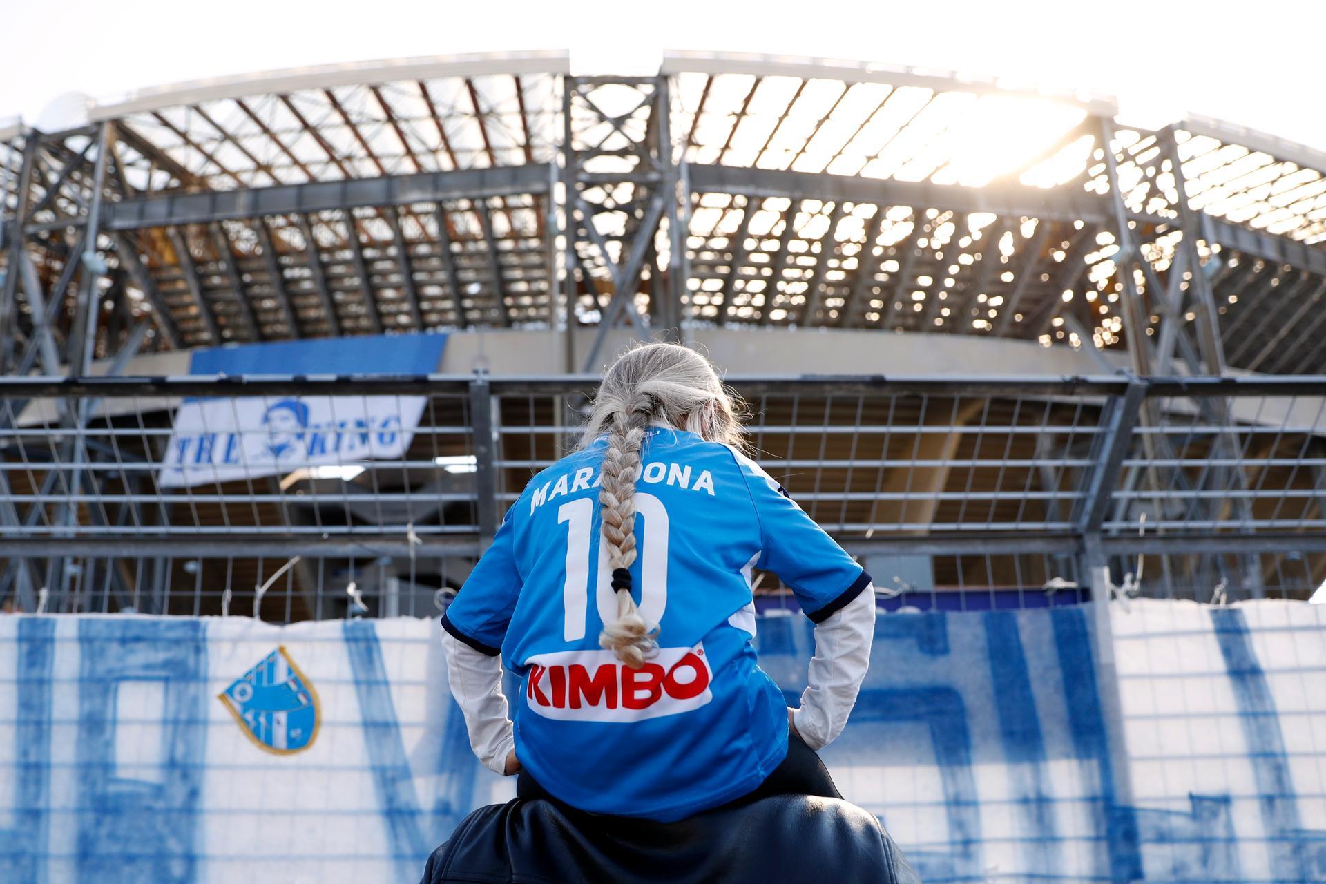 Napoli officially rename home ground Diego Armando Maradona stadium after  Argentine club legend