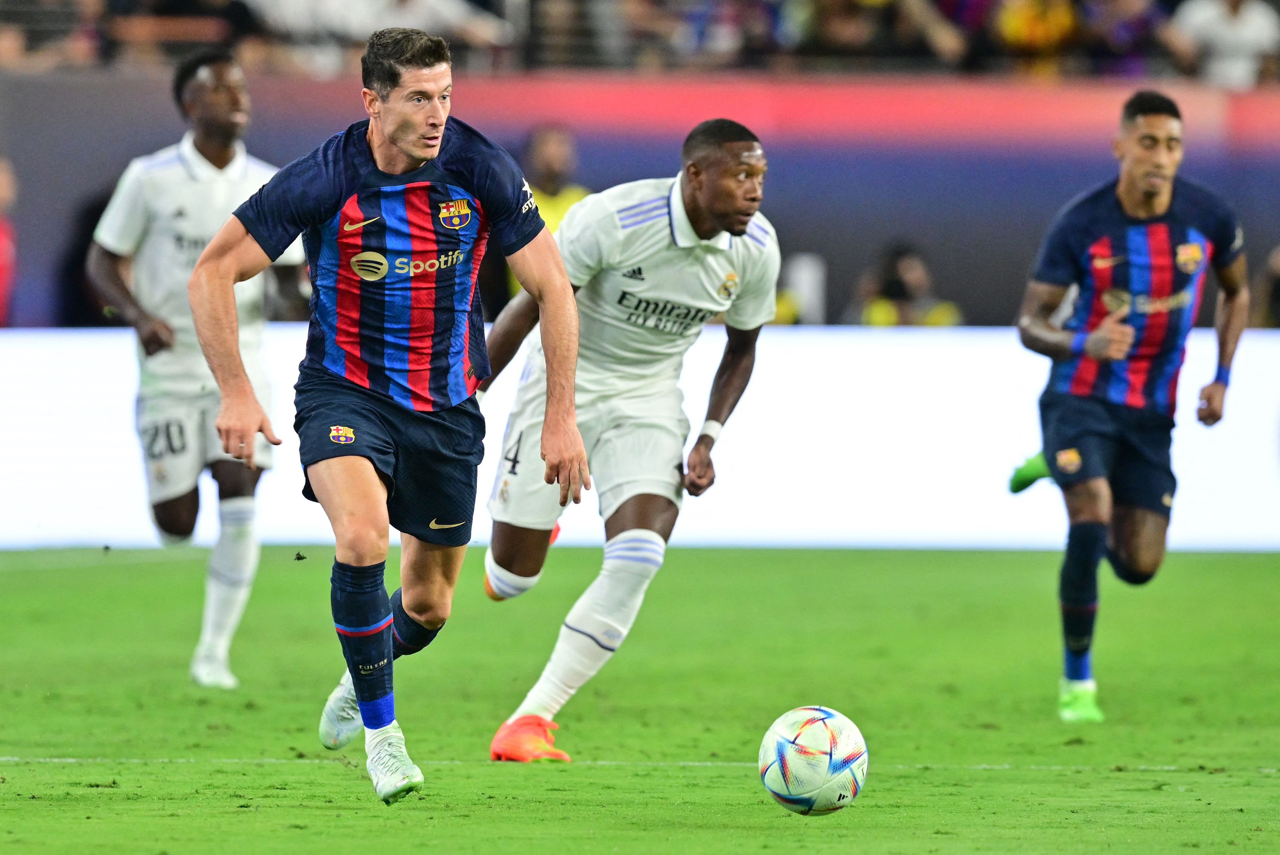 Real Madrid Vs Barcelona: Raphinha Settles Intense Pre-season El Clasico In  Las Vegas - In Pics