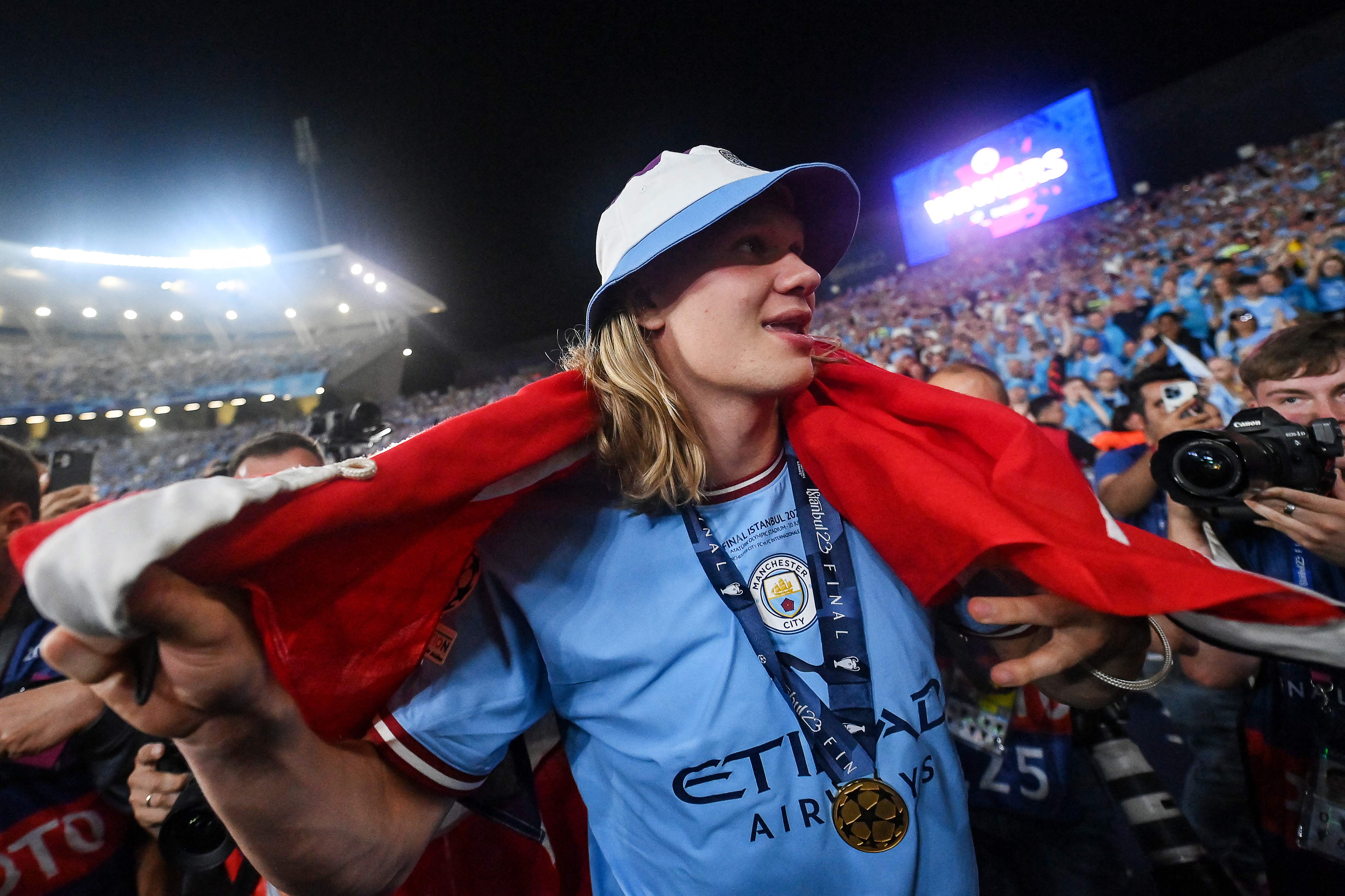 Manchester City win UEFA Champions League to complete treble - Futbol on  FanNation