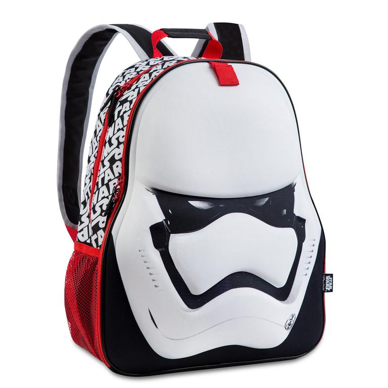 BLACK/RED Disney Boys Star Wars Episode 7 Storm Troopers Backpack 