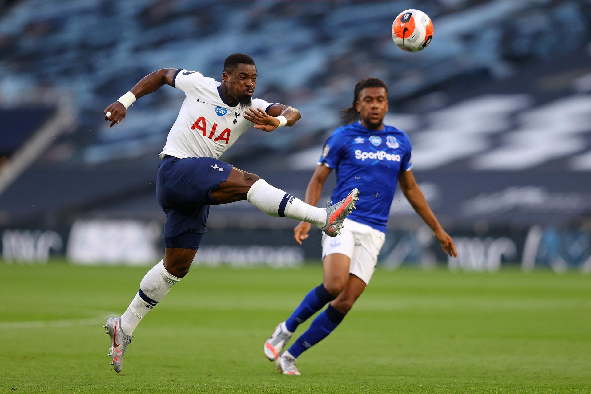 Alex Iwobi - 5: Played down the left at the Tottenham Hotspur Stadium and contributed very little. Hooked at the break, although manager Ancelotti suggested afterwards that he had picked up an injury. AFP