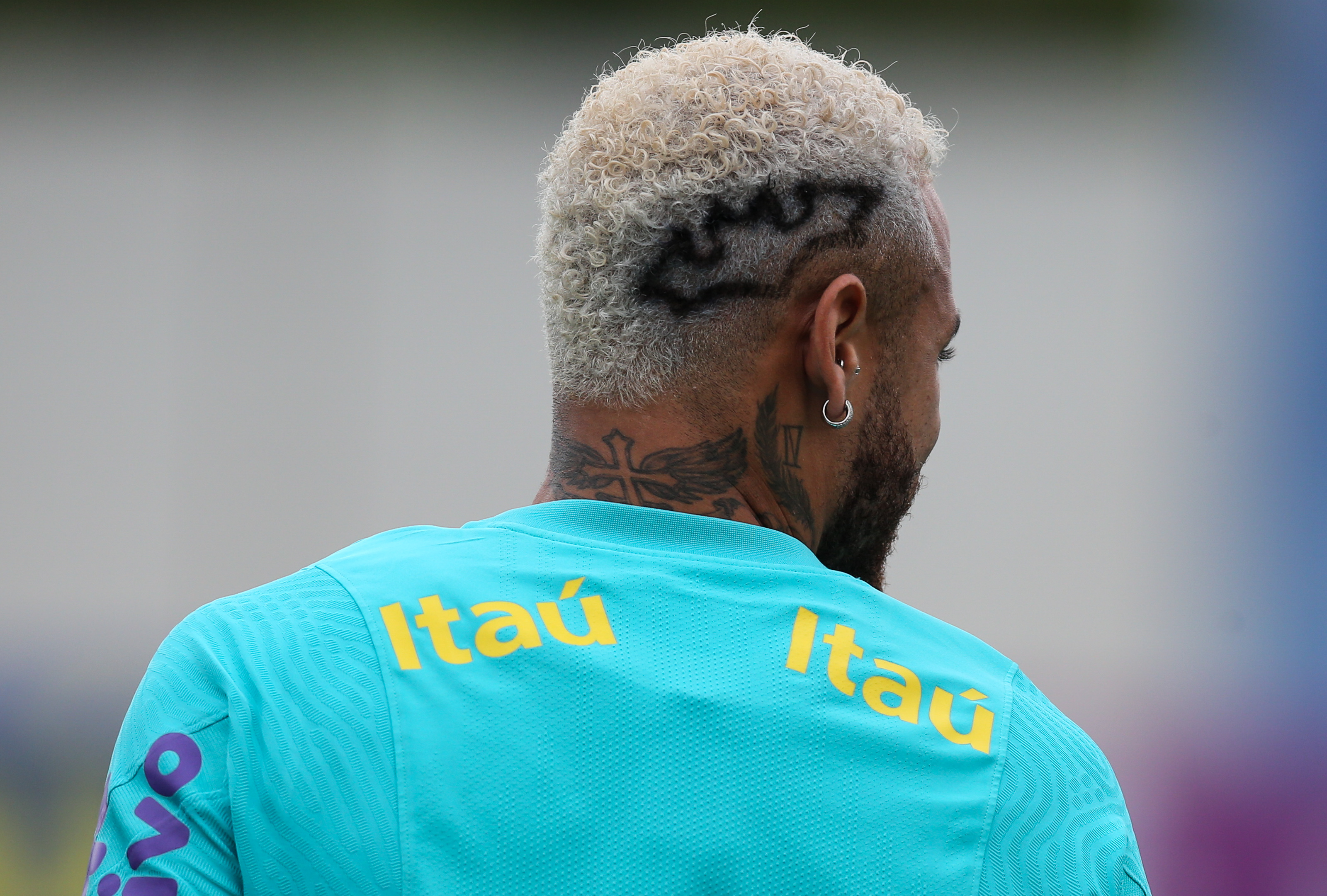 Neymar dazzles Brazil teammates in World Cup training - in pictures