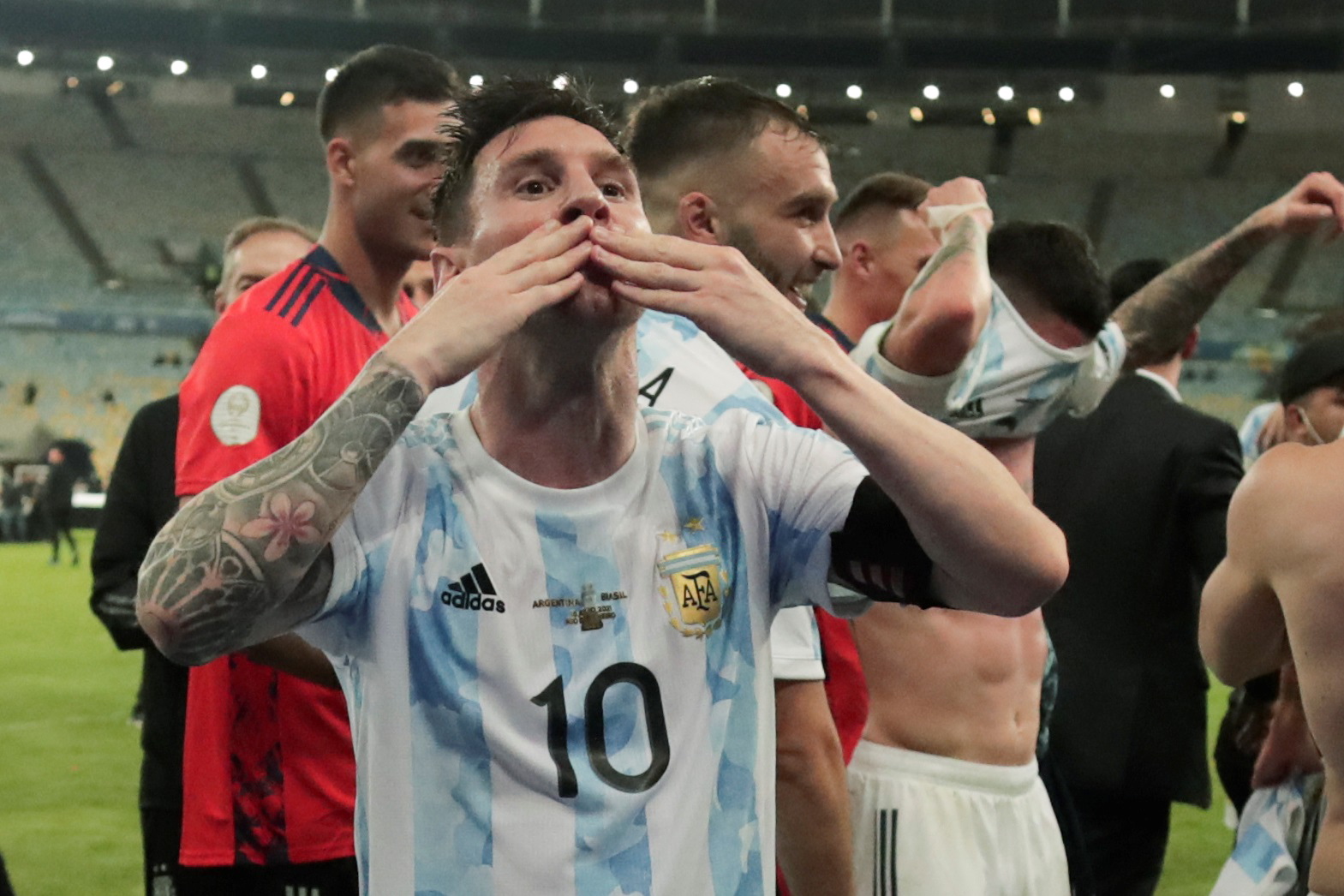 Lionel Messi prepares for Argentina World Cup crunch match - in pictures