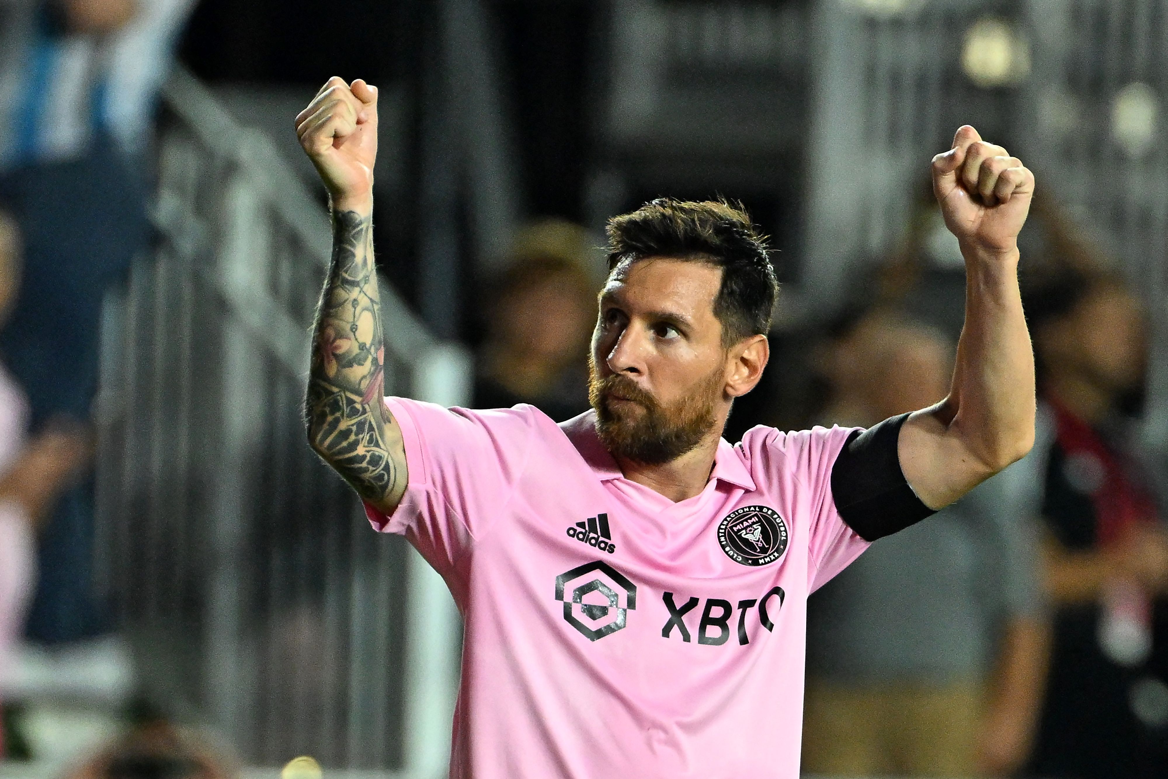 Messi shines again in first Inter Miami start, scores twice