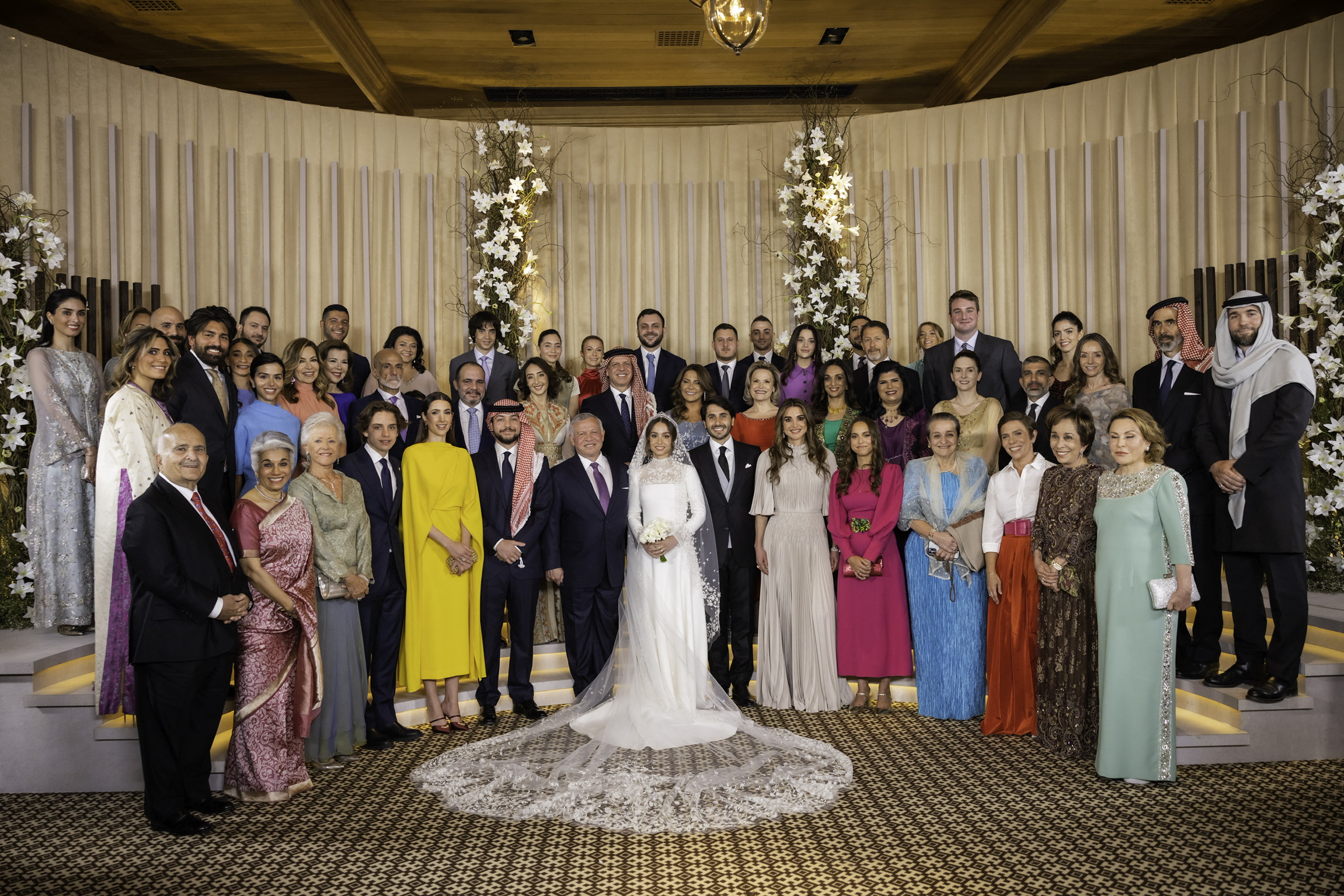 Royal wedding! Princess Iman of Jordan gets married — see the pics