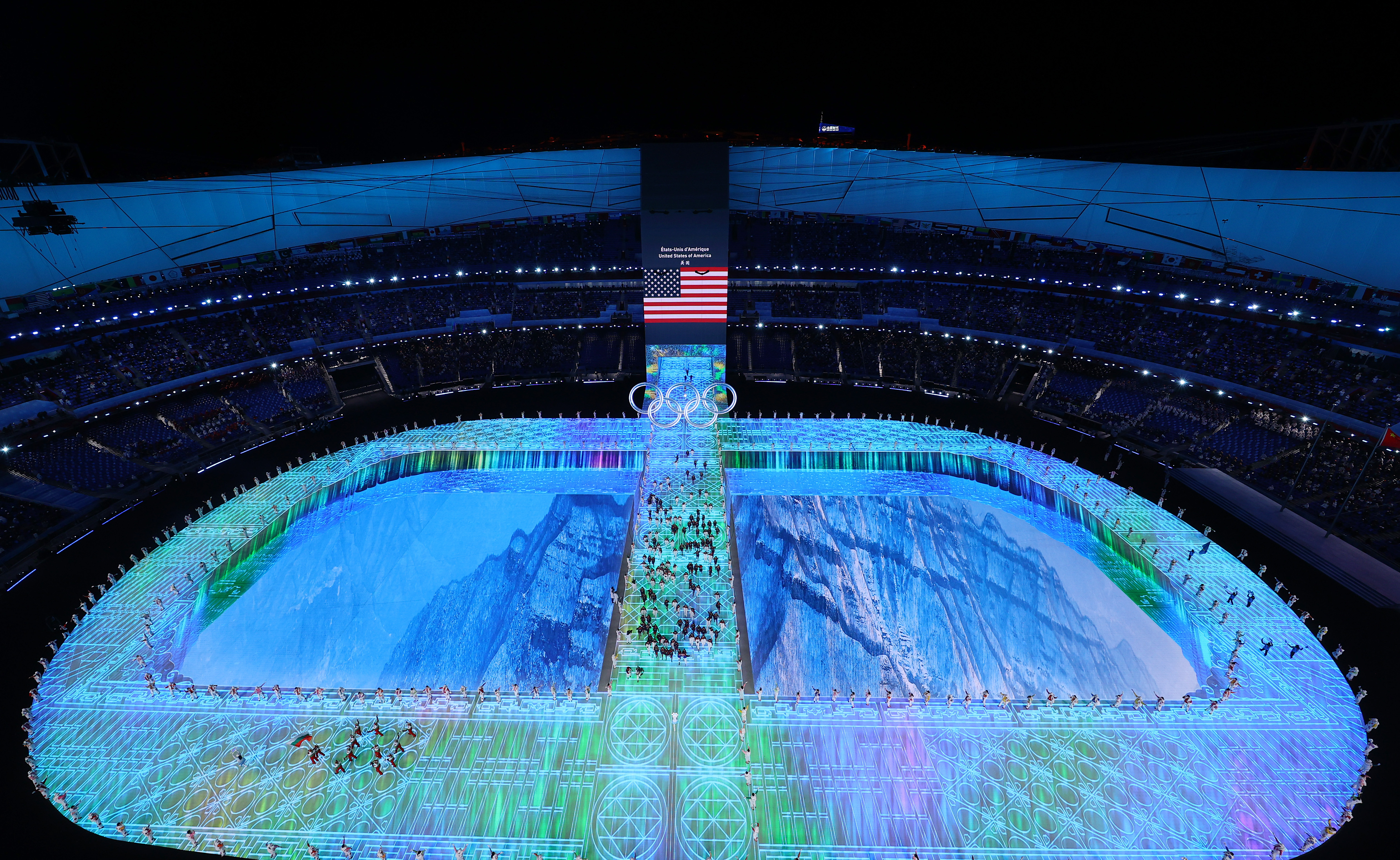 The Olympics opening ceremony in Beijing