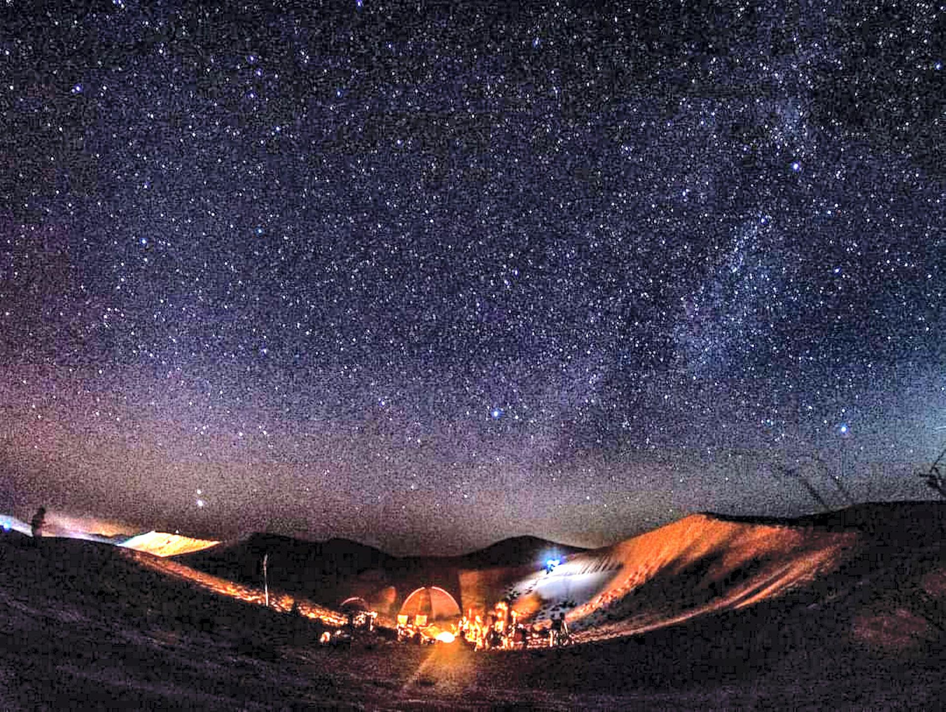 Milky Way From Desert