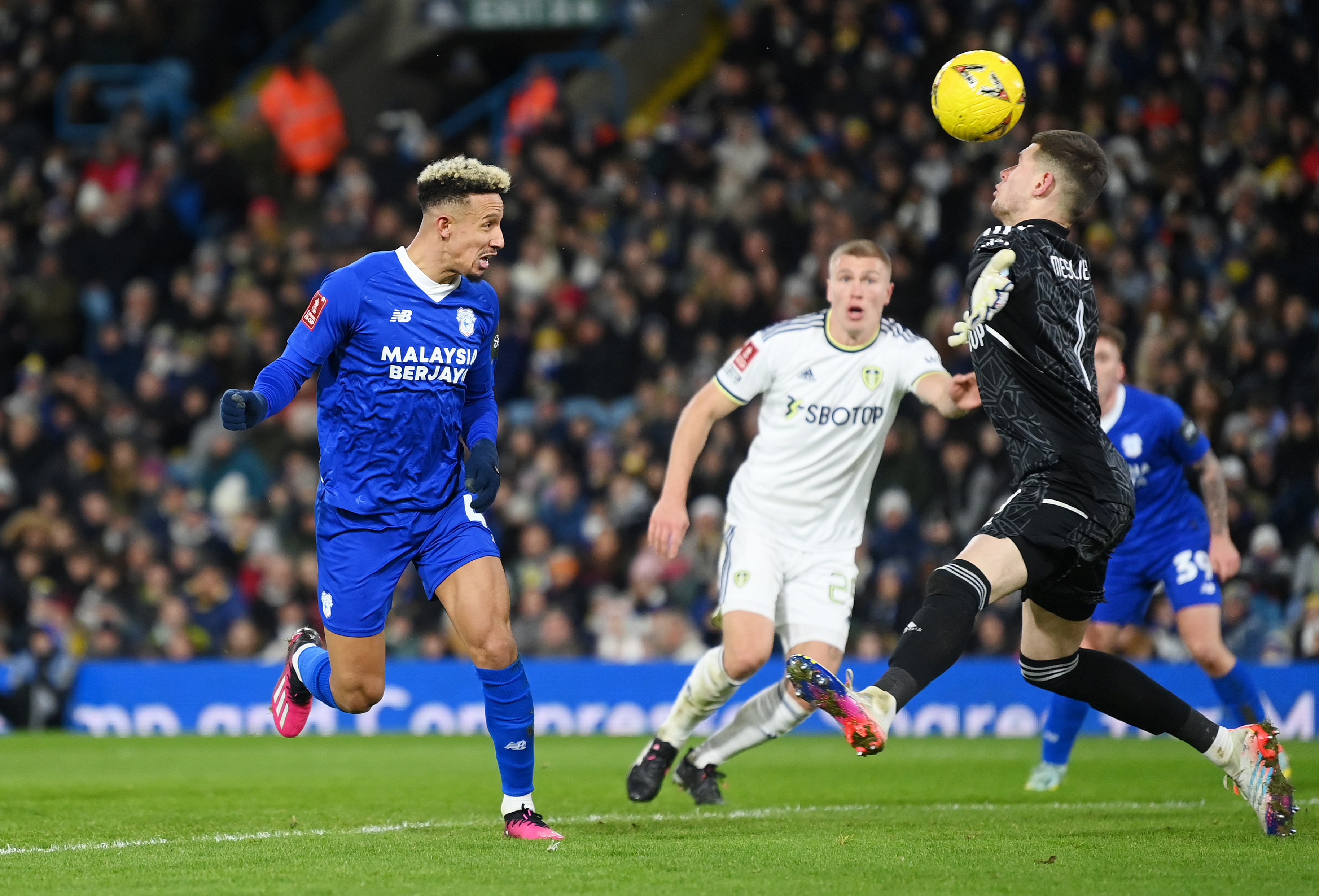 Leeds 5-2 Cardiff City: Wilfried Gnonto, Patrick Bamford score two