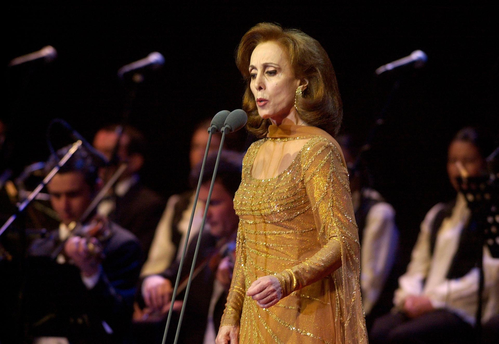 A meeting of two Lebanese legends: Fairouz wears Elie Saab for audience  with Emmanuel Macron | The National