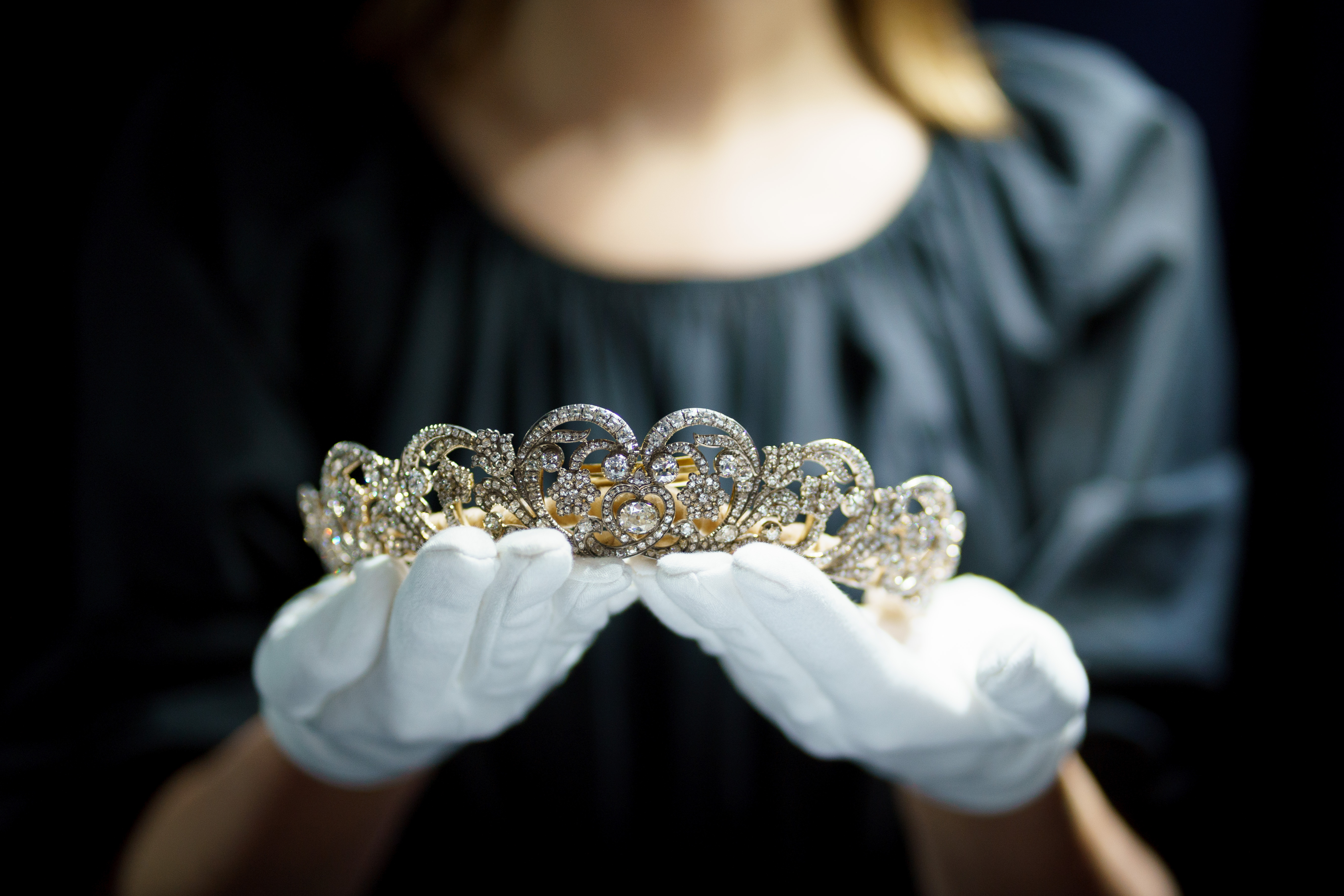 Princess Diana s wedding tiara part of royal display at Sotheby s