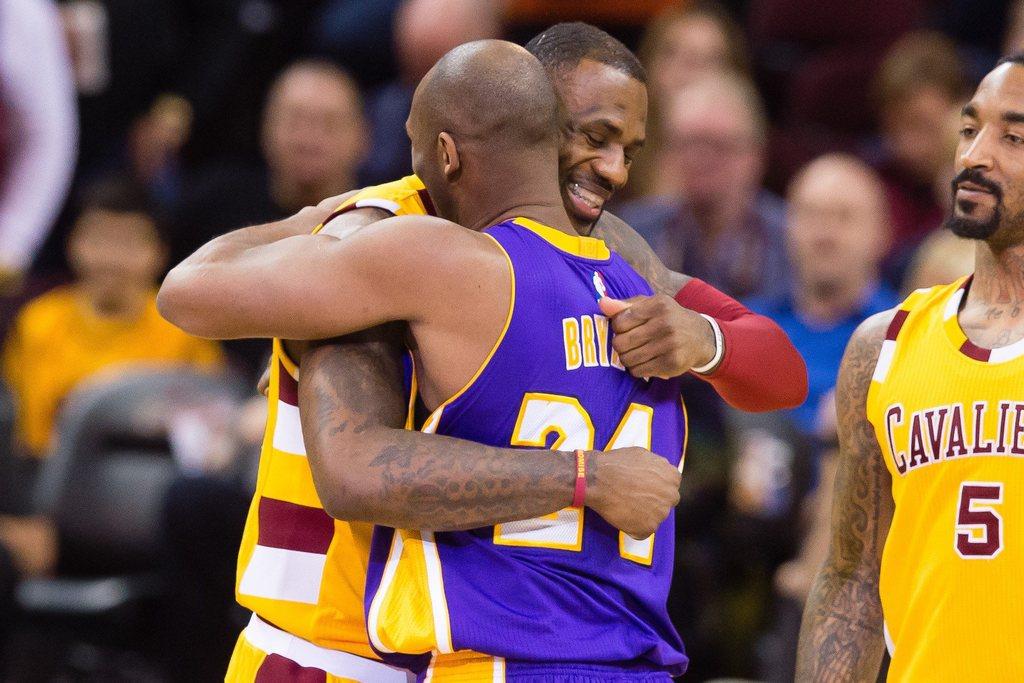 LeBron James: Kobe Bryant's embrace a sign of mutual respect