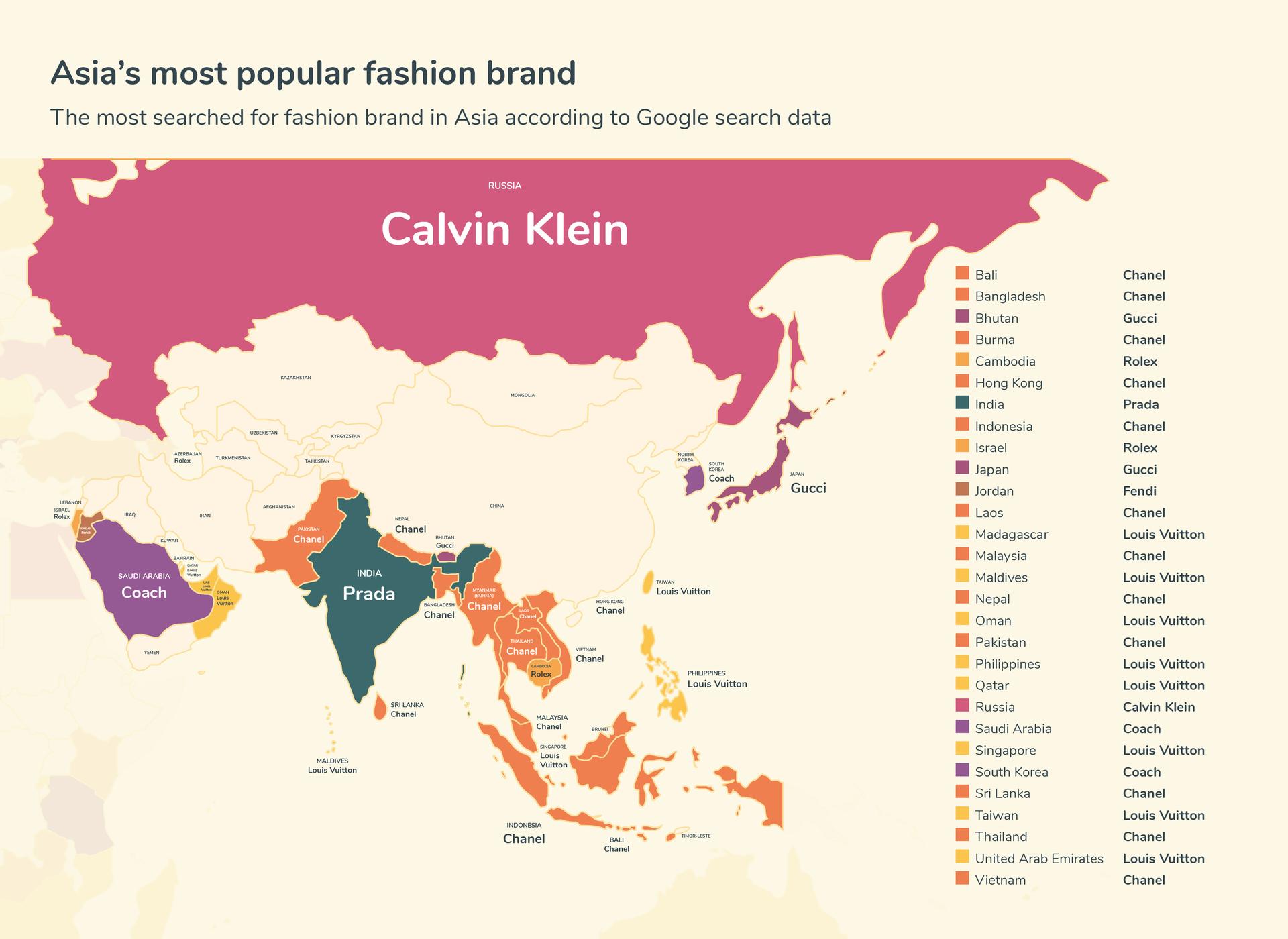 Louis Vuitton is the most searched-for brand in the UAE and the