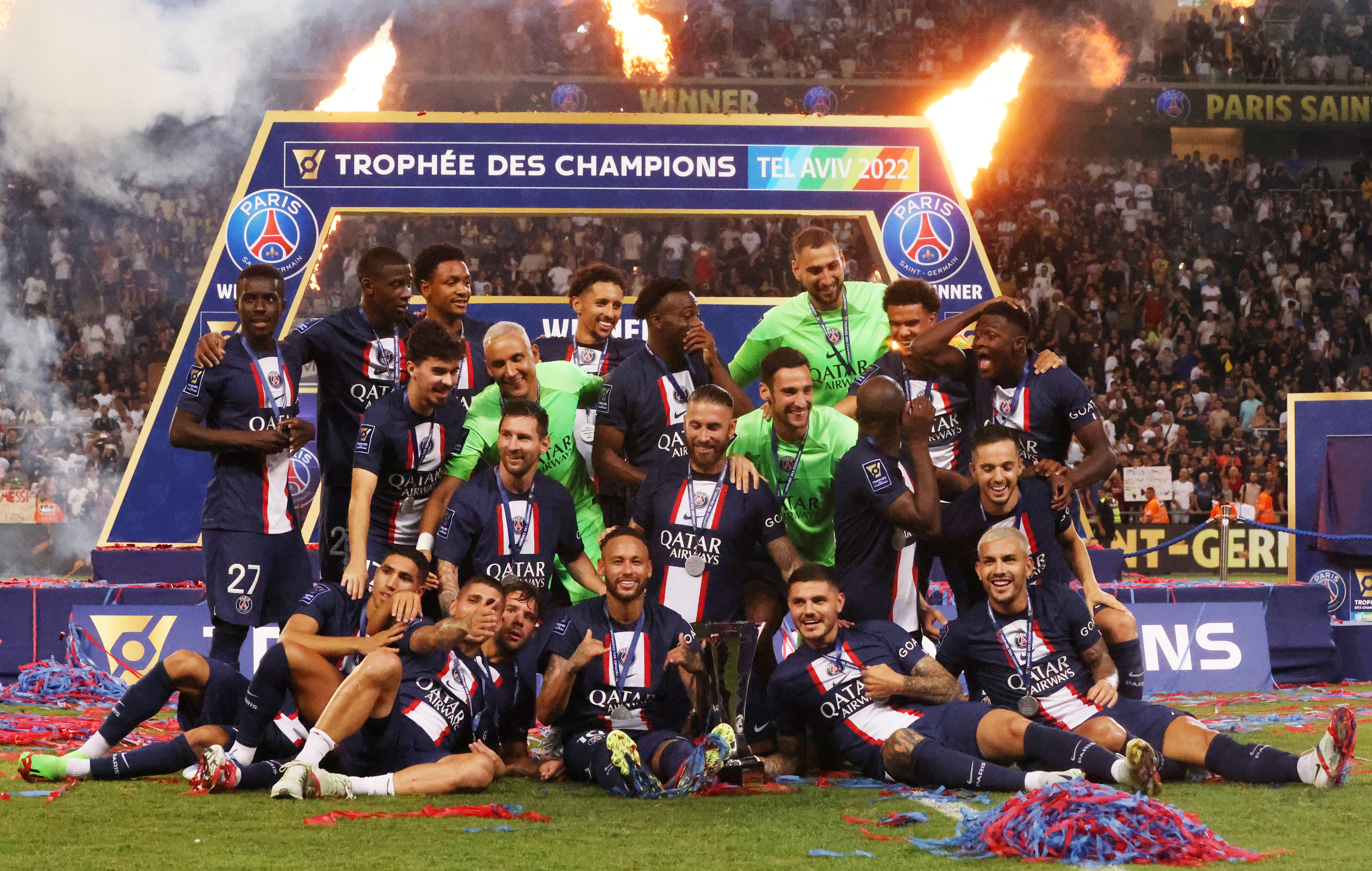 Messi, Neymar lead Paris Saint-Germain to French Champions Trophy in Tel  Aviv