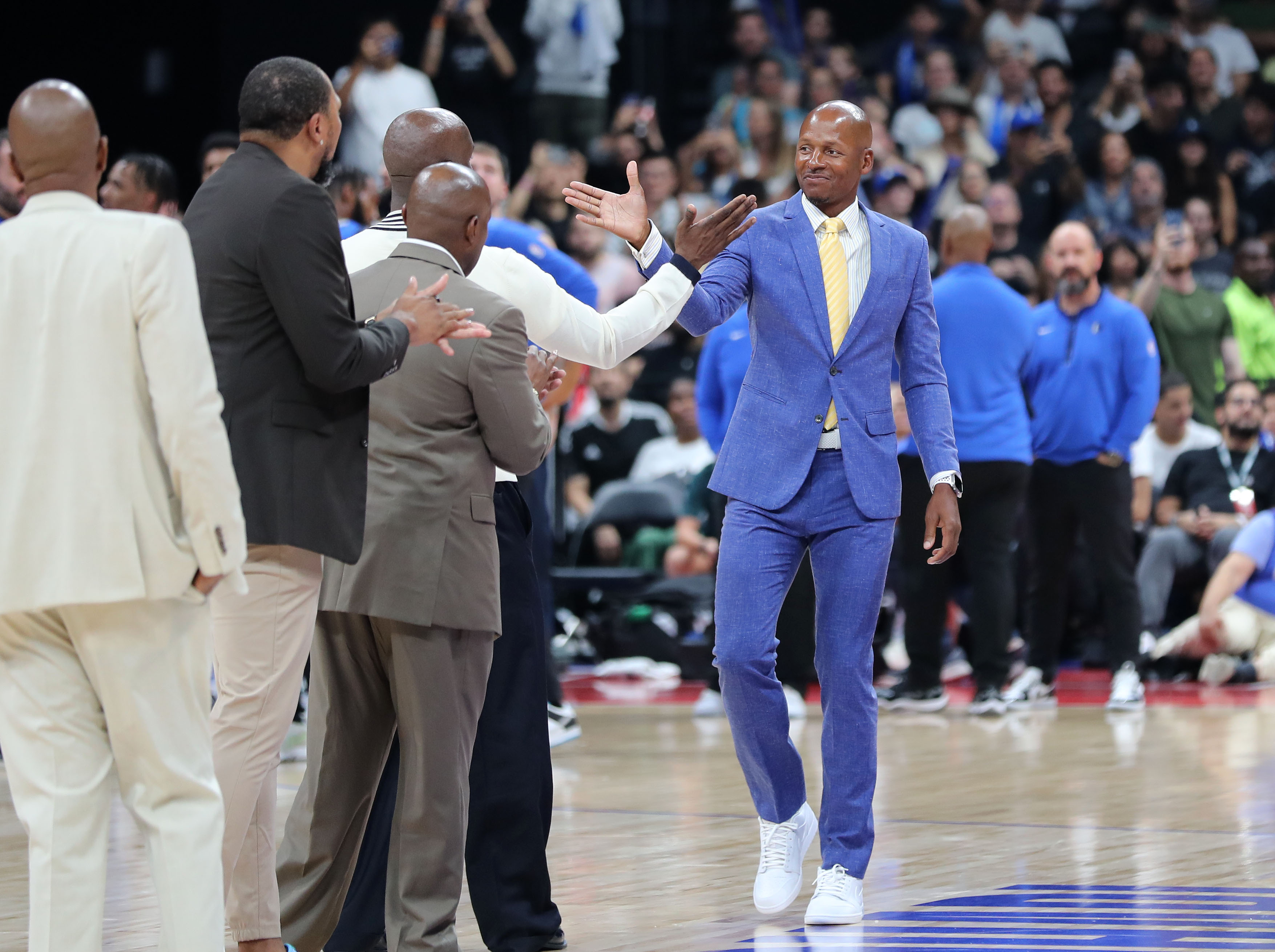 Michael B. Jordan in Abu Dhabi: From Ranveer Singh To Maya Diab, Here's A  List of All The Celebs Who Attended The NBA Tournament at Etihad Stadium