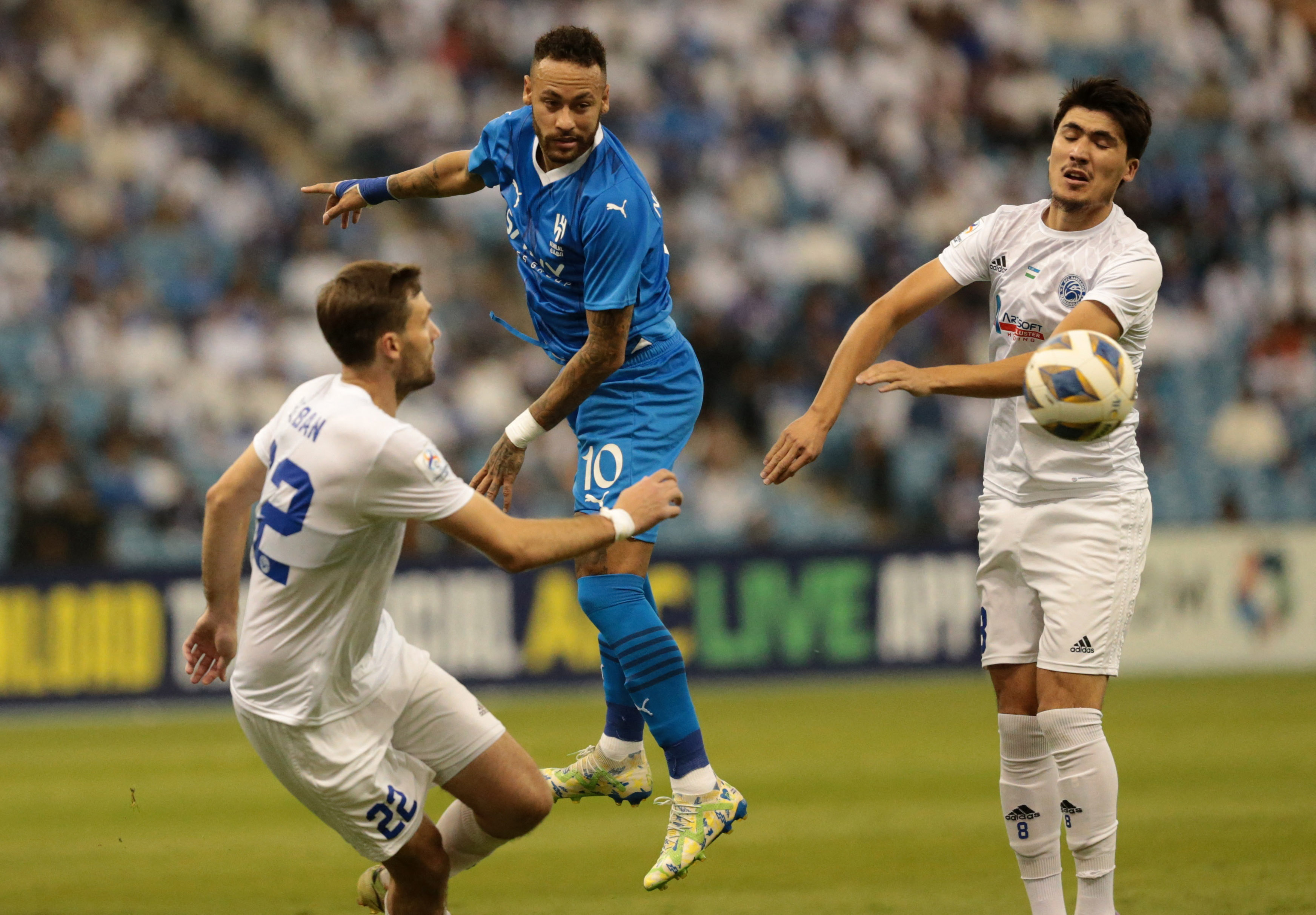 Late header salvages draw for Neymar's Al Hilal in Asian Champions