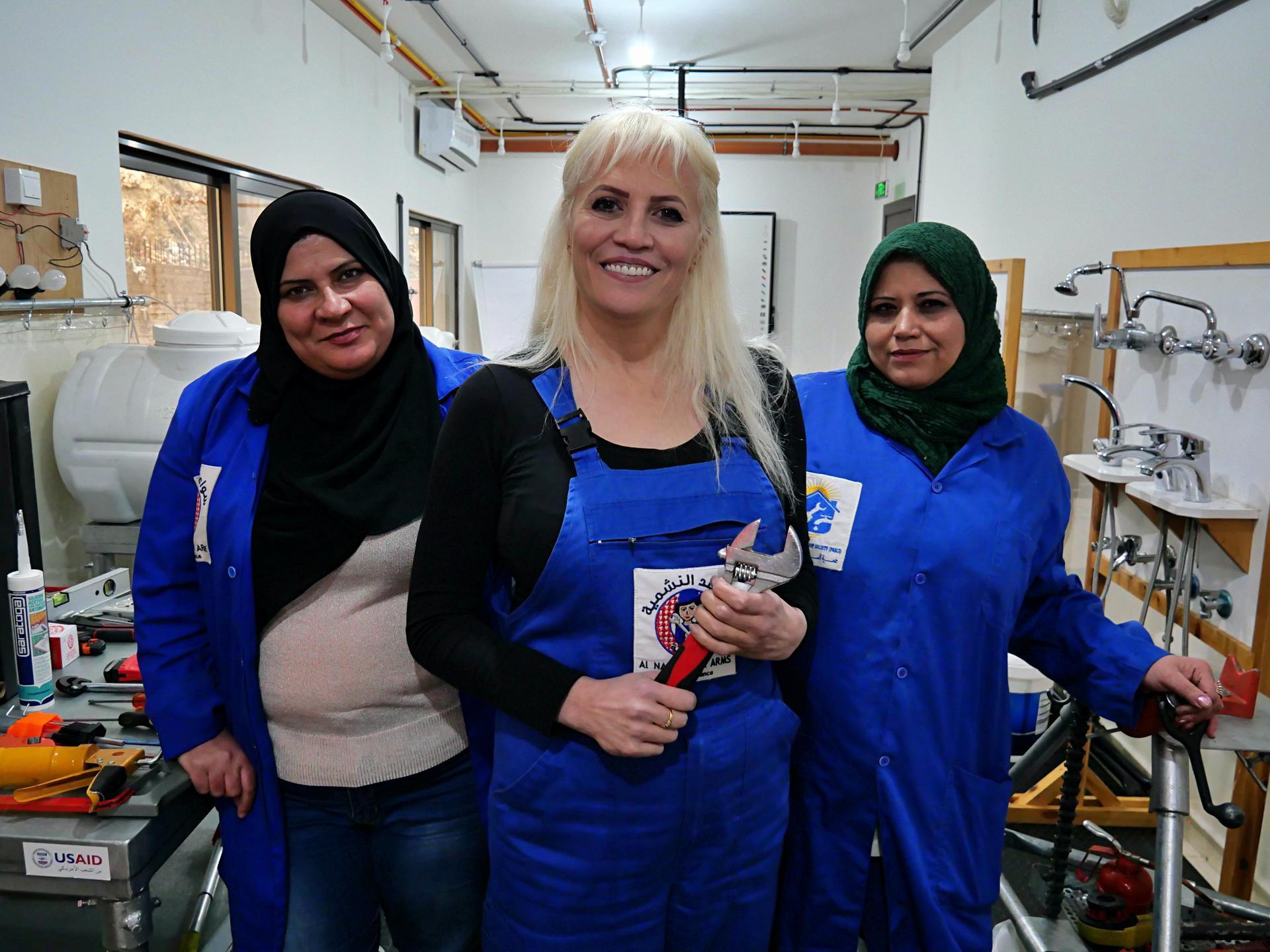 Its typically considered to be a mans job the documentary spotlighting female plumbers in Jordan picture