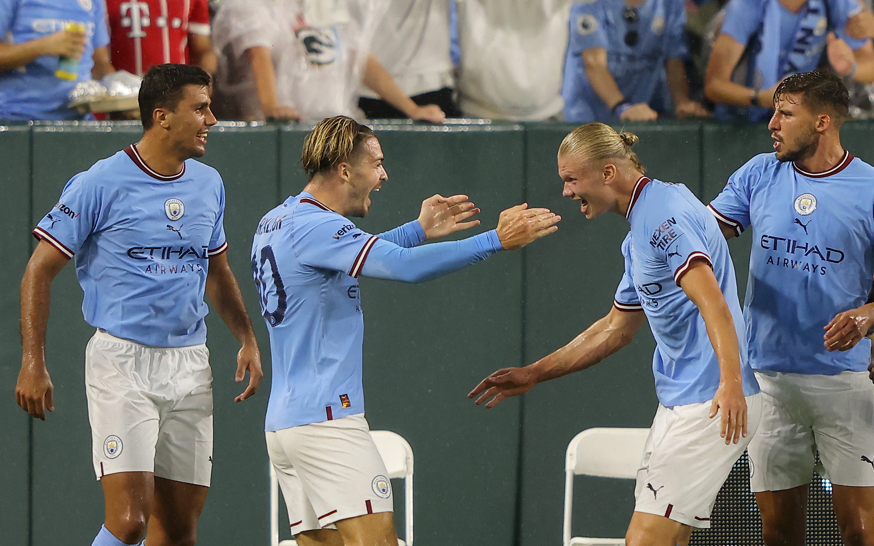 Bayern Munich vs Manchester City Lambeau Field 2022 Shirt