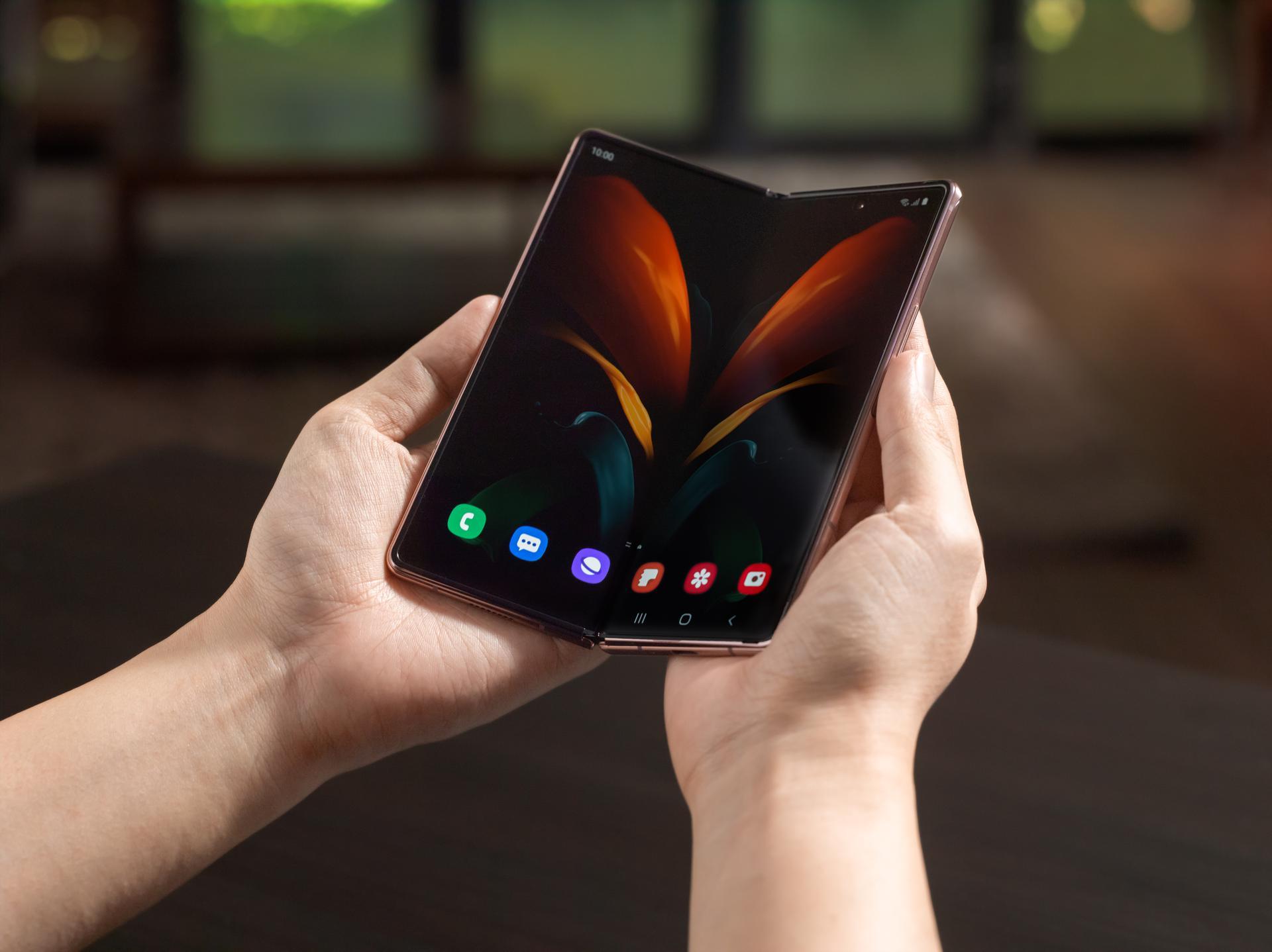 Samsung's folding phone is here: Firm debuts $1,980 Galaxy Fold with  bendable screen and six cameras