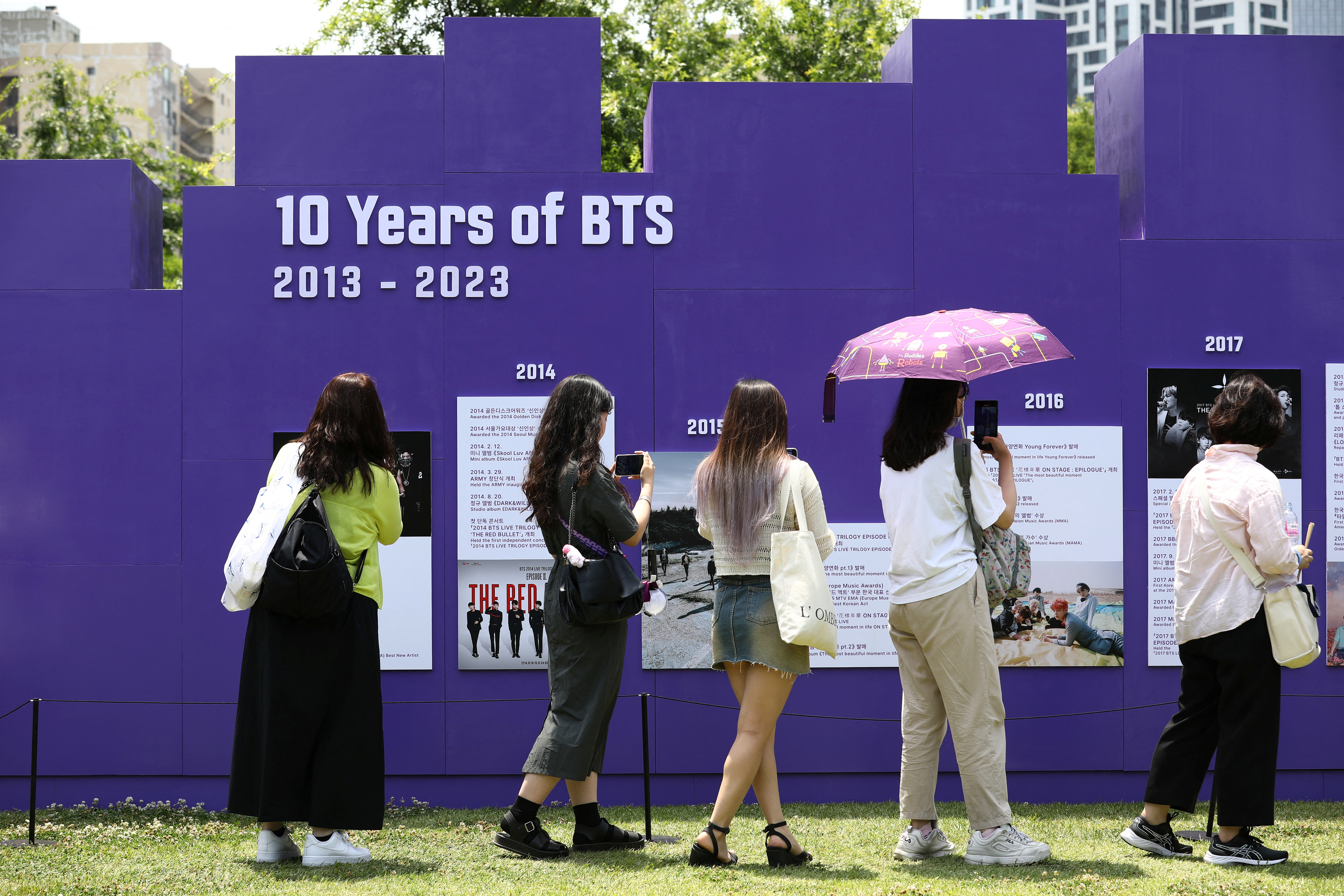 BTS 10th anniversary Festa draws estimated 400,000 fans to Seoul